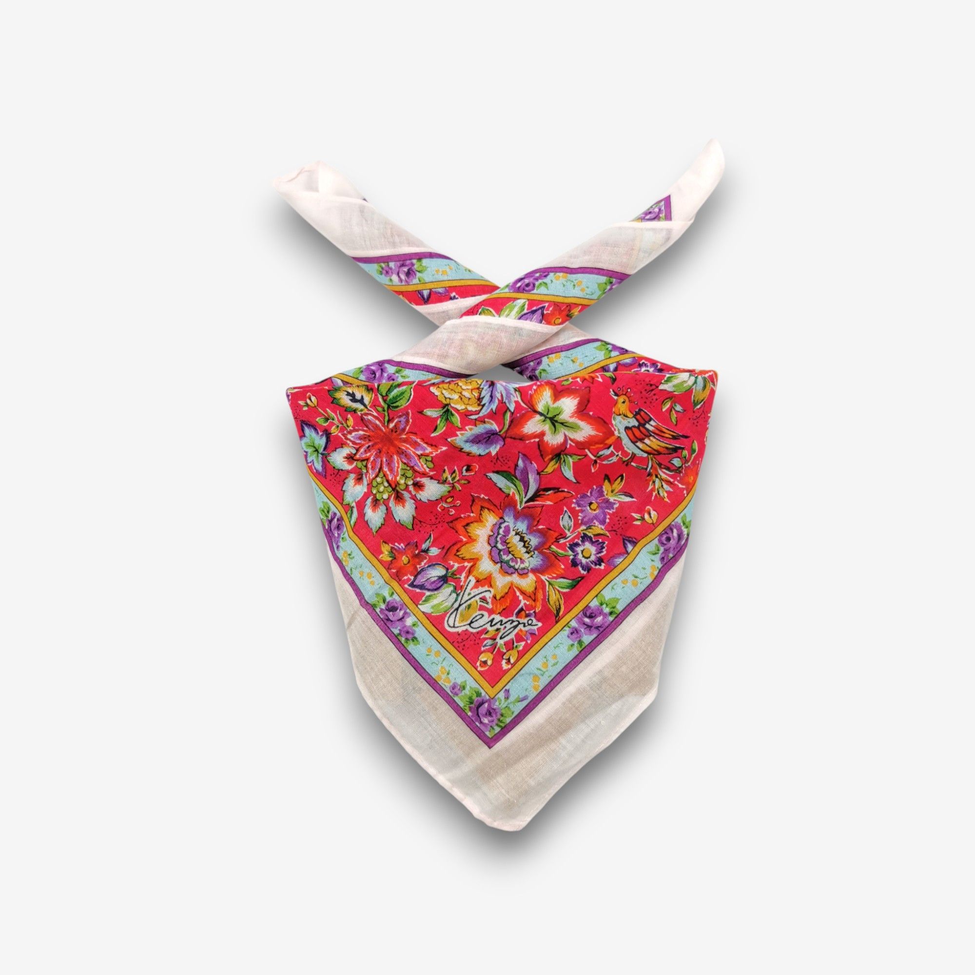 Kenzo Vintage Kenzo Handkerchief Pocket Square Bandana Size ONE SIZE - 4 Thumbnail