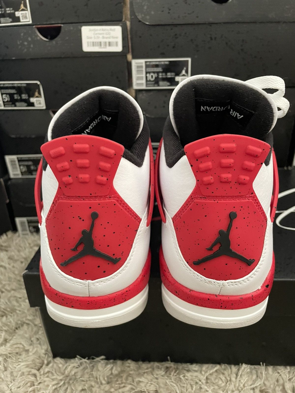 Jordan Brand Jordan 4 Red Cement Size US 9.5 / EU 42-43 - 6 Thumbnail