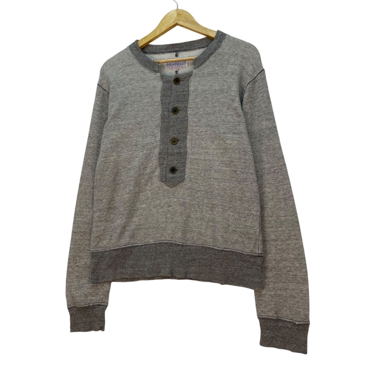 Nanamica 💥Nanamica Lonng Sleeve Half Button Down Pullover Sweatshirt Size US M / EU 48-50 / 2 - 3 Thumbnail