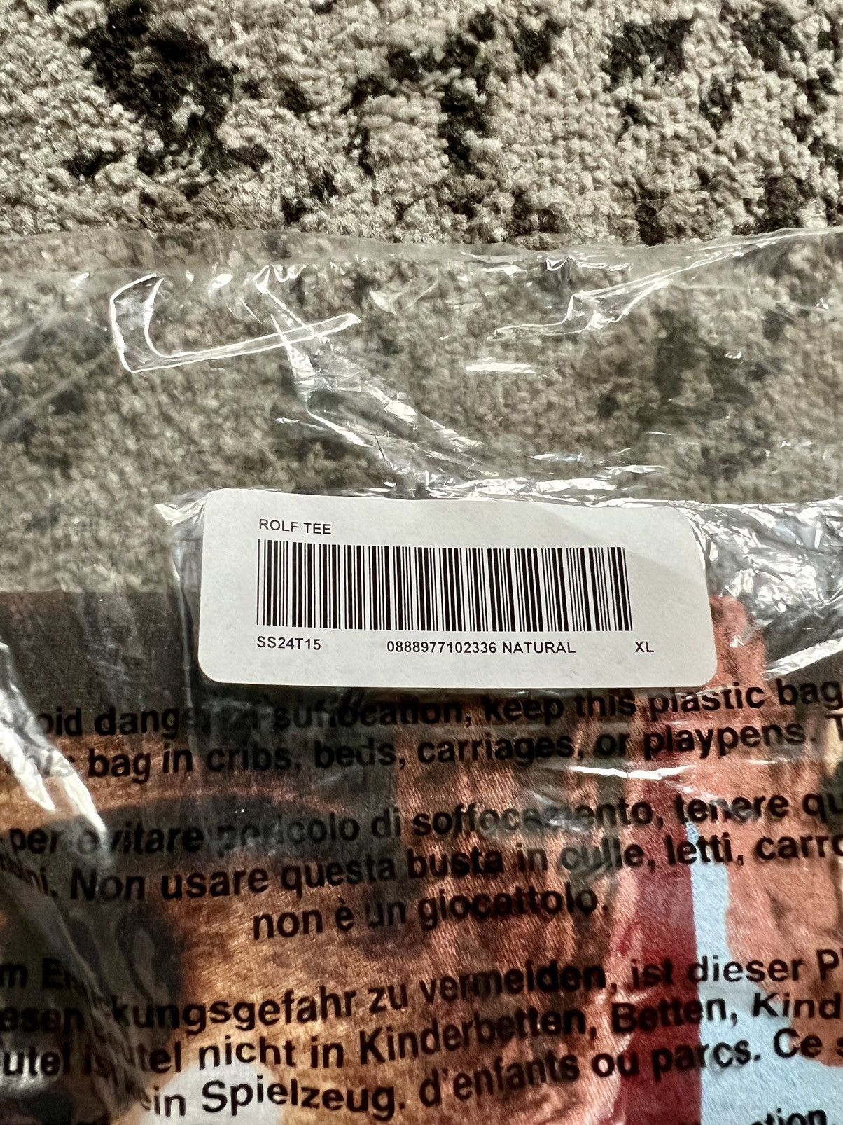 Supreme SUPREME ROWLF TEE - NATURAL (XL) Size US XL / EU 56 / 4 - 3 Thumbnail