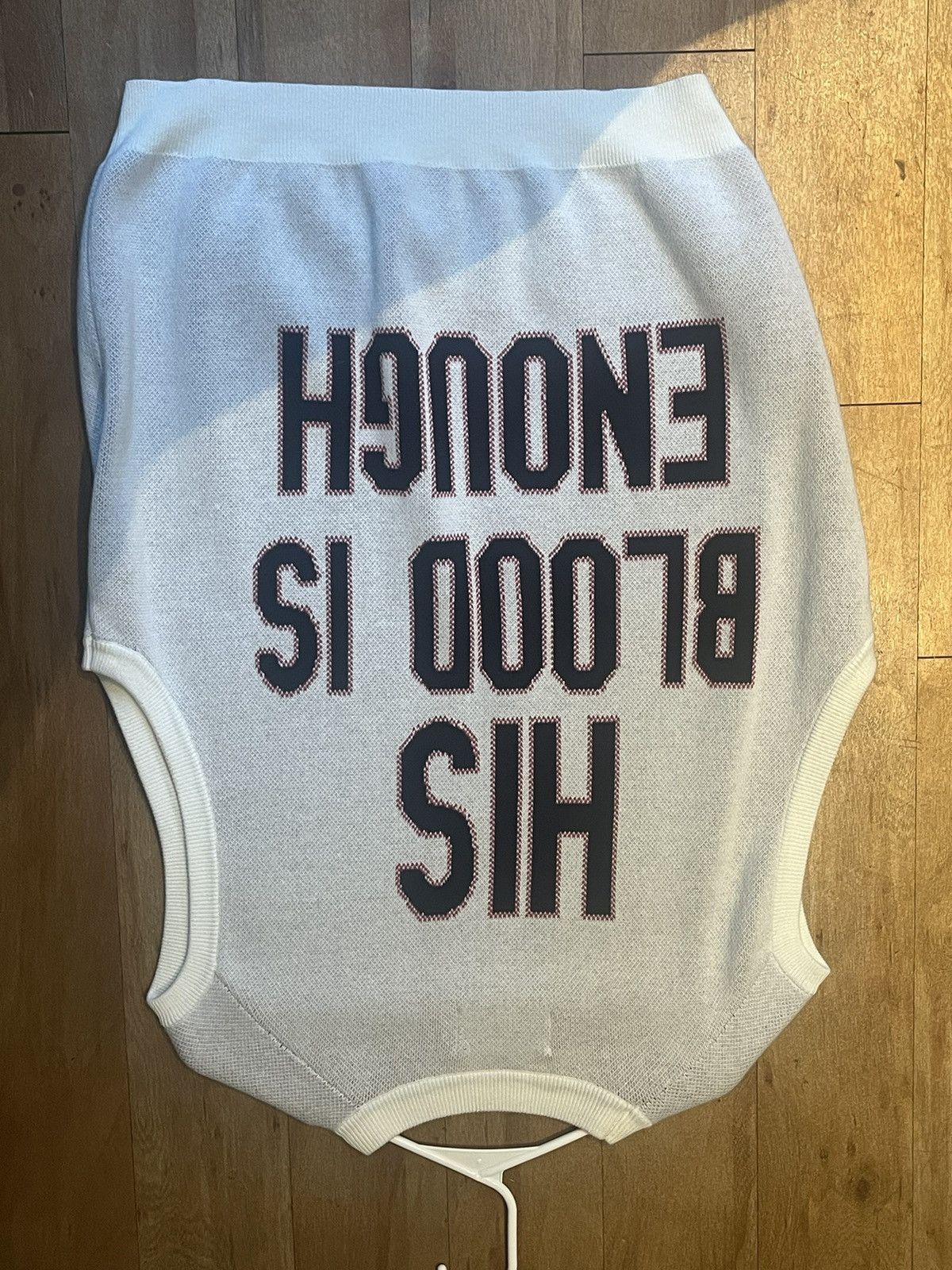 Other You love Jesus knitted sweater sleeveless Size US XL / EU 56 / 4 - 3 Thumbnail
