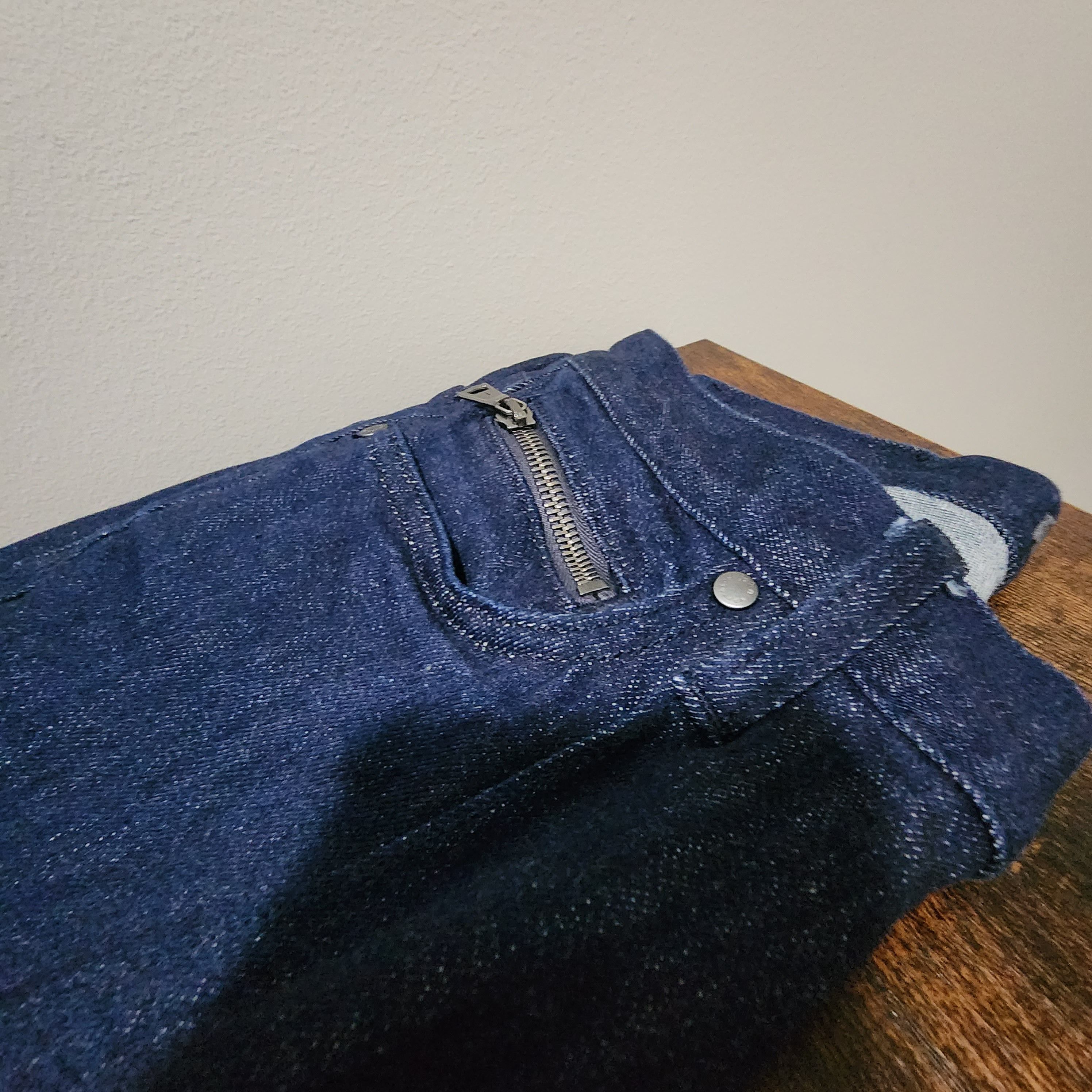 John Varvatos John Varvatos Raw Indigo Denim Jeans Zipper Pocket Size US 29 - 5 Thumbnail