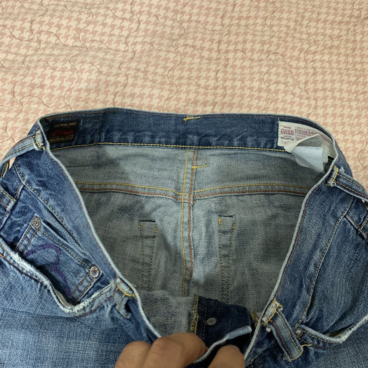Evisu Rare Vintage Evisu Purple Daicock Selvedge Jorts Pants Size US 32 / EU 48 - 16 Thumbnail