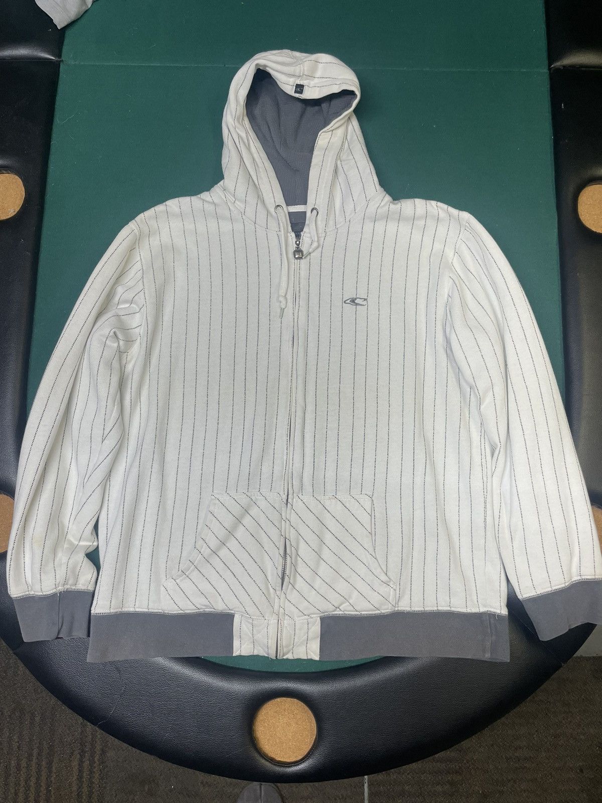 O'Neill O’Neill Striped Full-Zip Hoodie (XL) Size US XL / EU 56 / 4 - 1 Thumbnail