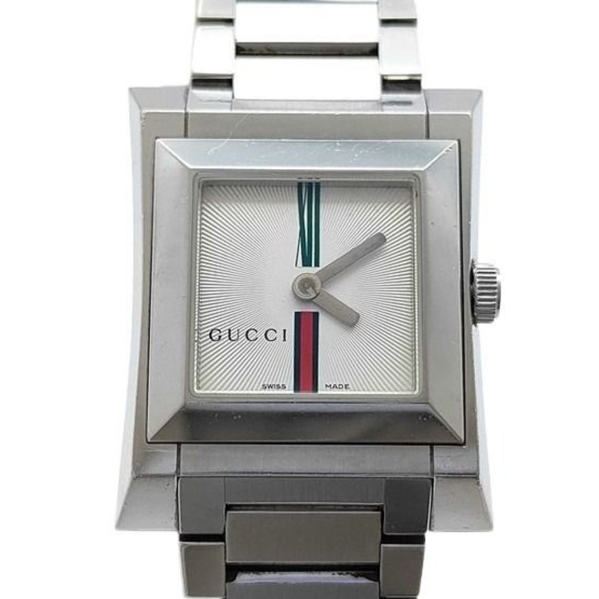 Gucci 1990S GUCCI STAINLESS STEEL BRACELET Z-LINK SWISS MADE WATCH