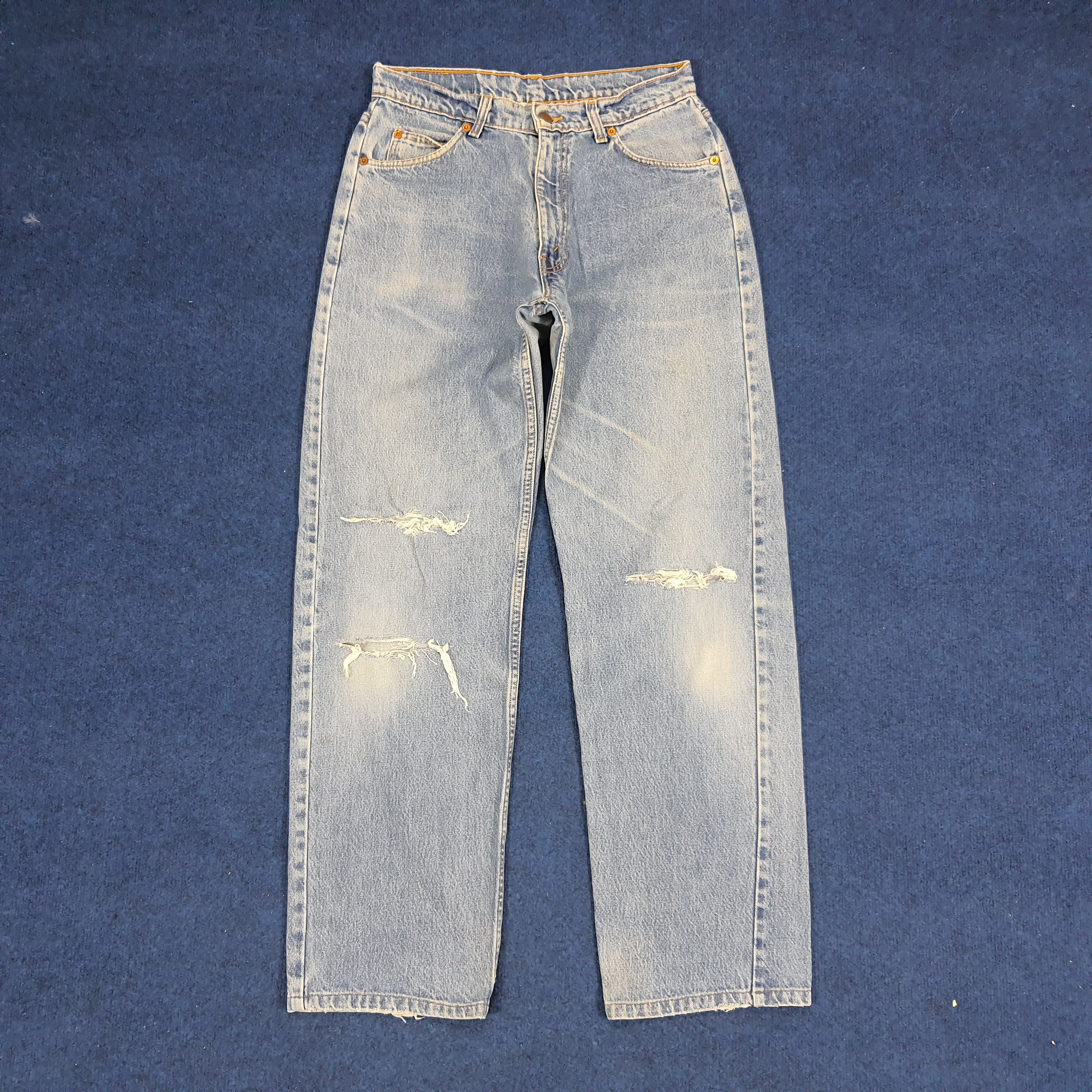 Levi's × Vintage Vintage Levi's Distressed Denim Pants Size US 28 / EU 44 - 1 Thumbnail