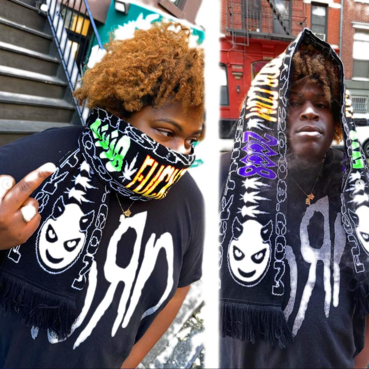 1017 ALYX 9SM × Fuck The Population × Fucking Awesome rare fti scarf Size ONE SIZE - 2 Thumbnail