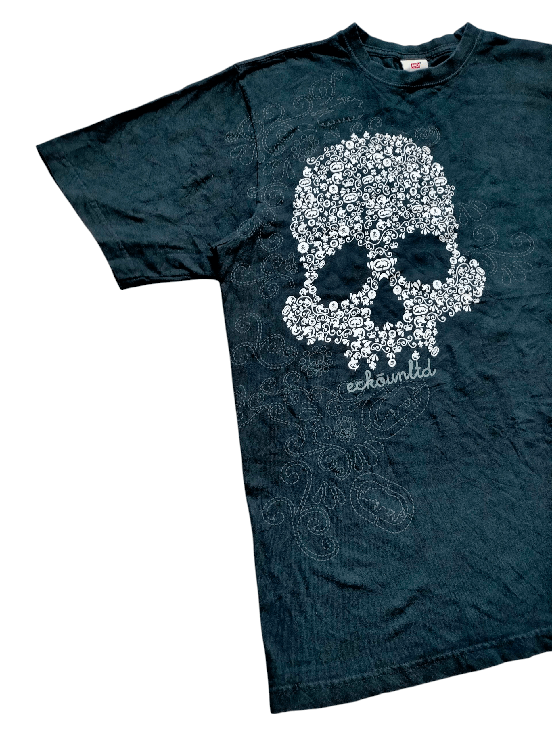 Ecko Unltd. Vtg Ecko Unltd Skull Black tee Size L Size US L / EU 52-54 / 3 - 3 Thumbnail