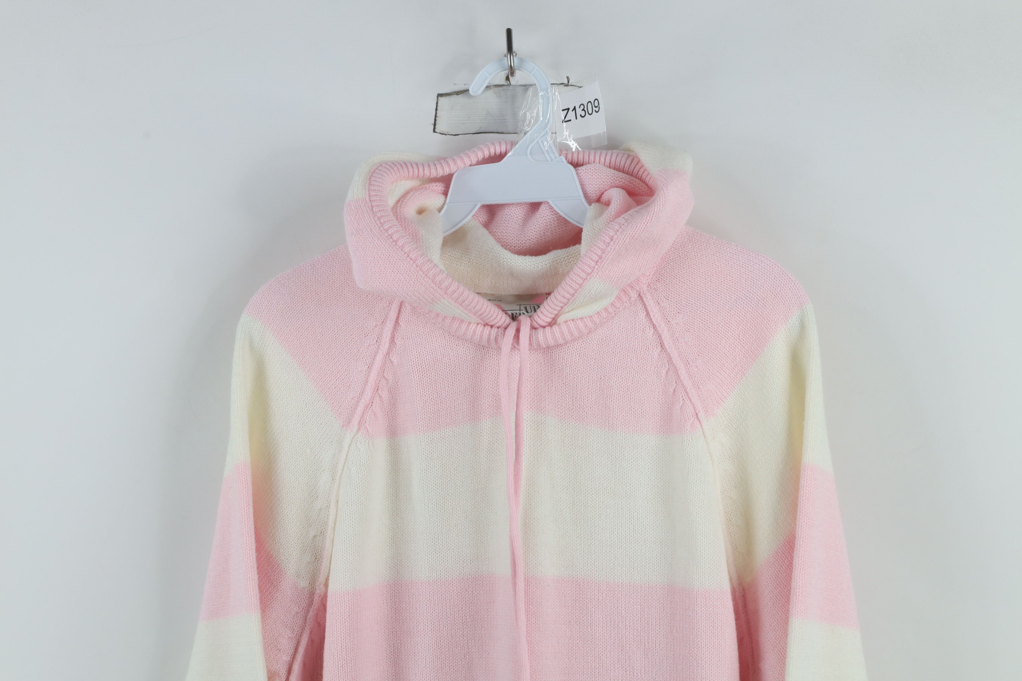 Vintage Vintage 90s Streetwear Block Knit After Hood Hoodie Sweater Size S / US 4 / IT 40 - 2 Thumbnail