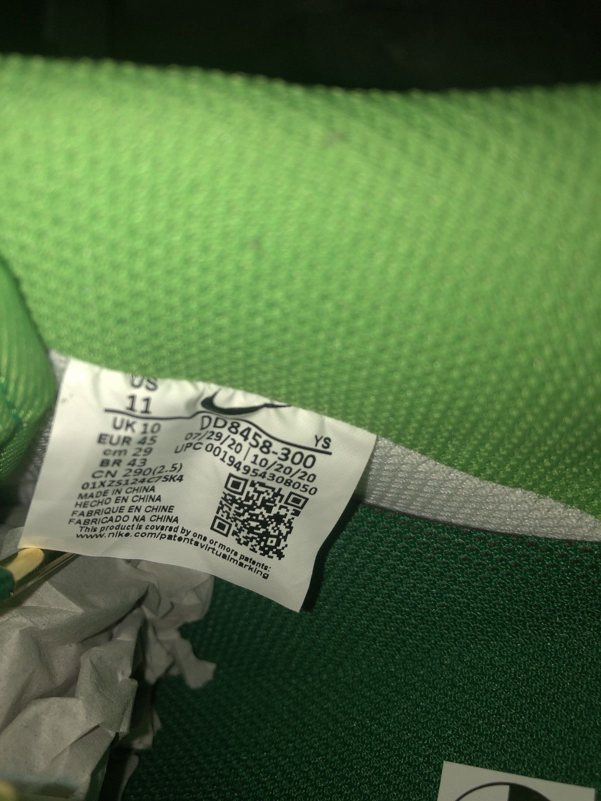 Nike Nike af1 low shamrock st patricks day Size US 11 / EU 44 - 5 Thumbnail