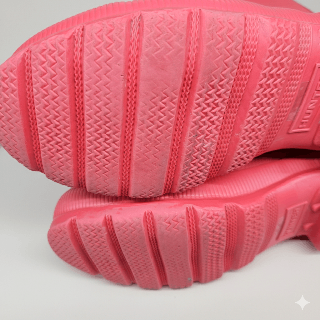 Hunter Hunter EU 36 US 4/5 Boots Pink Rubber Rainboots Winter Water Size US 5.5 / IT 35.5 - 11 Thumbnail