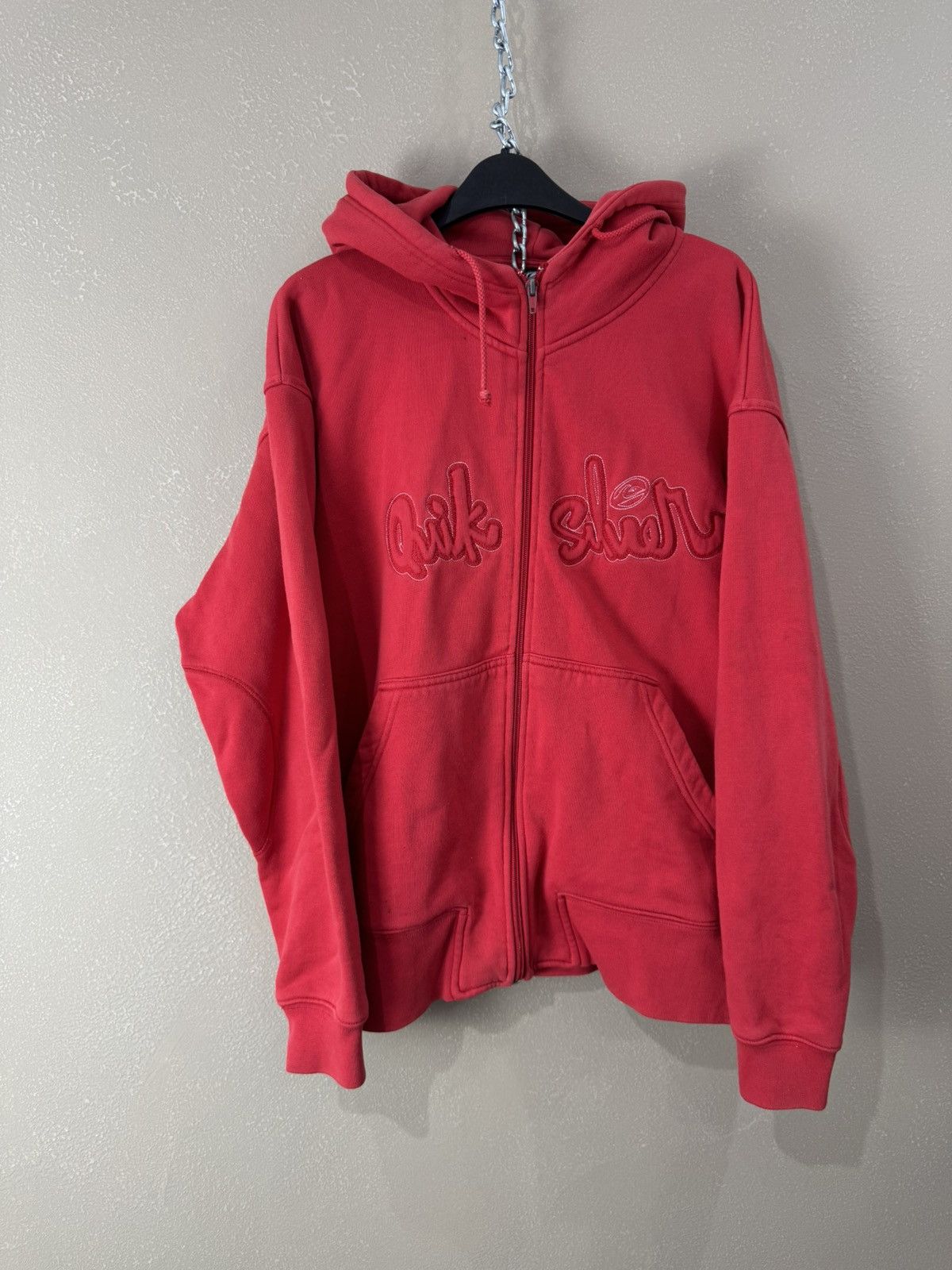 Quiksilver Crazy Baggy Vintage 90’s Y2K Skater Quicksilver Hoodie Size US L / EU 52-54 / 3 - 1 Thumbnail