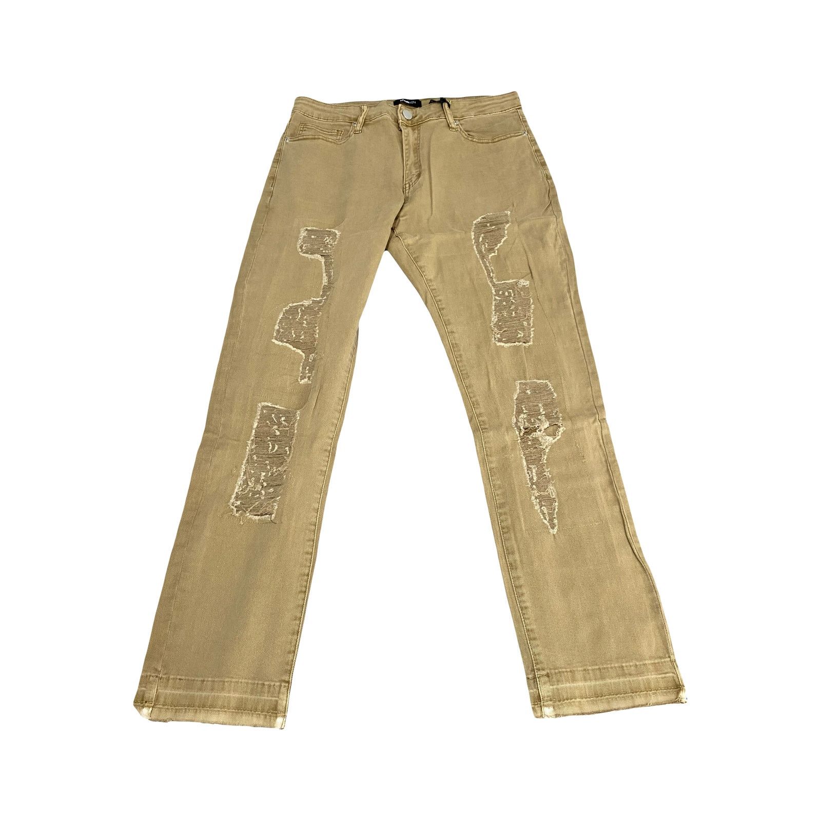Other Colter Slim Tan Jeans 34 Distressed Ripped Denim Size US 34 / EU 50 - 1 Thumbnail