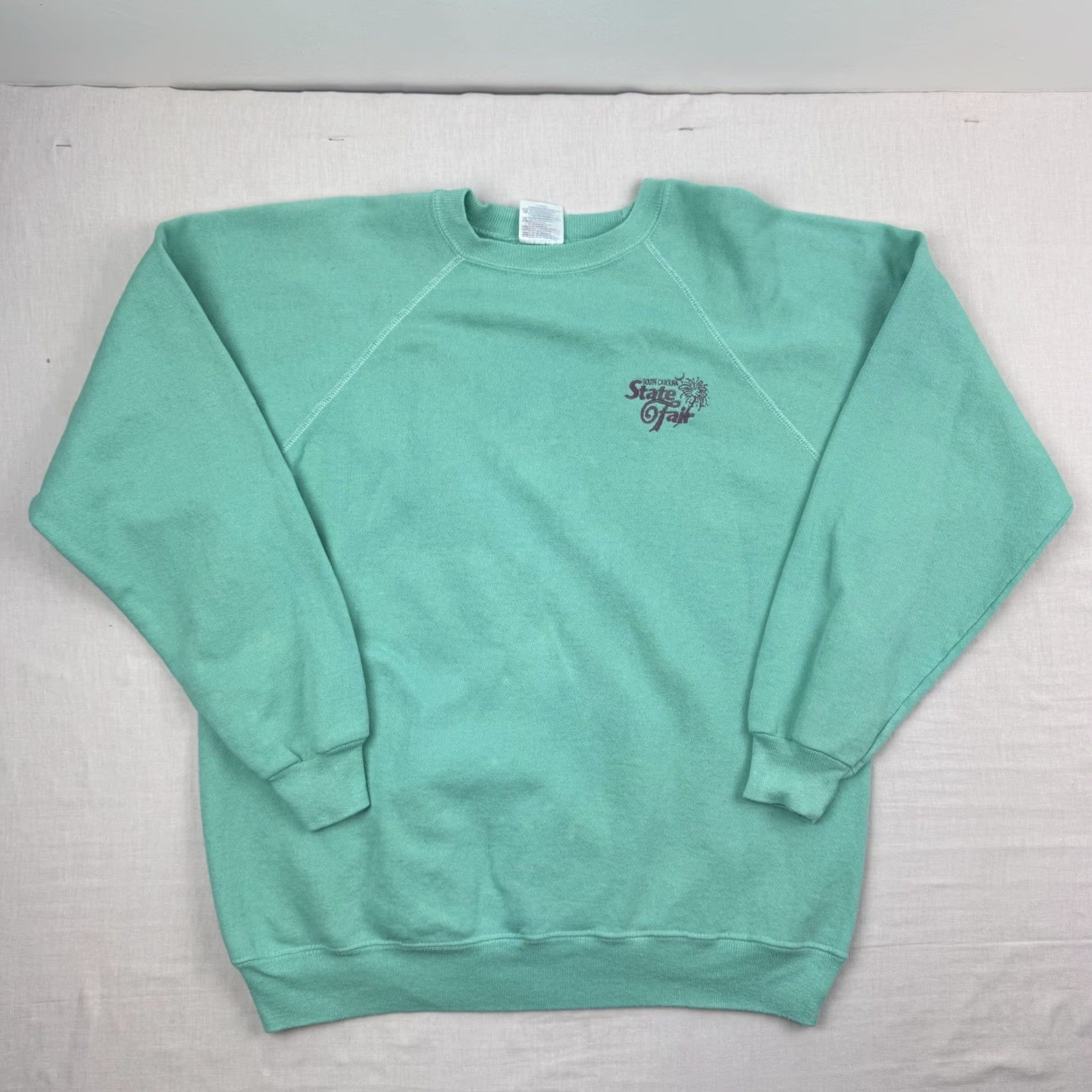 Hanes VINTAGE Hanes South Carolina State Fair Sweatshirt Adult XL Blue Embroidered 90s Mens Size US XL / EU 56 / 4 - 2 Thumbnail
