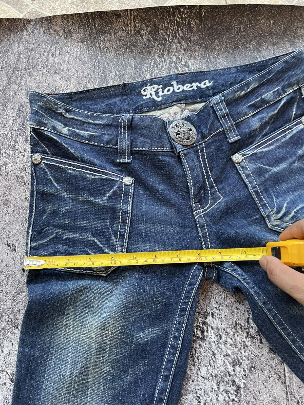 Japanese Brand Y2k Riobera poem ifsixwasnine slim jeans Size 30" / US 8 / IT 44 - 10 Thumbnail