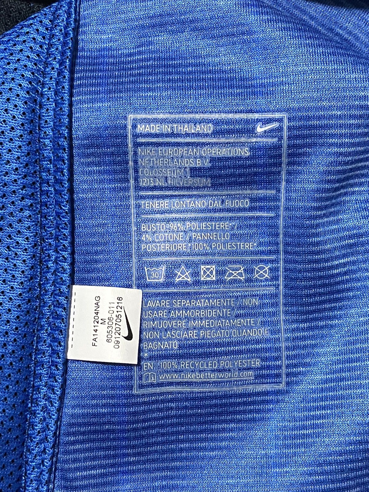 Nike Match Issue Sign Inter Milan 14-15 Palacio Soccer Jersey - M Size US M / EU 48-50 / 2 - 11 Thumbnail