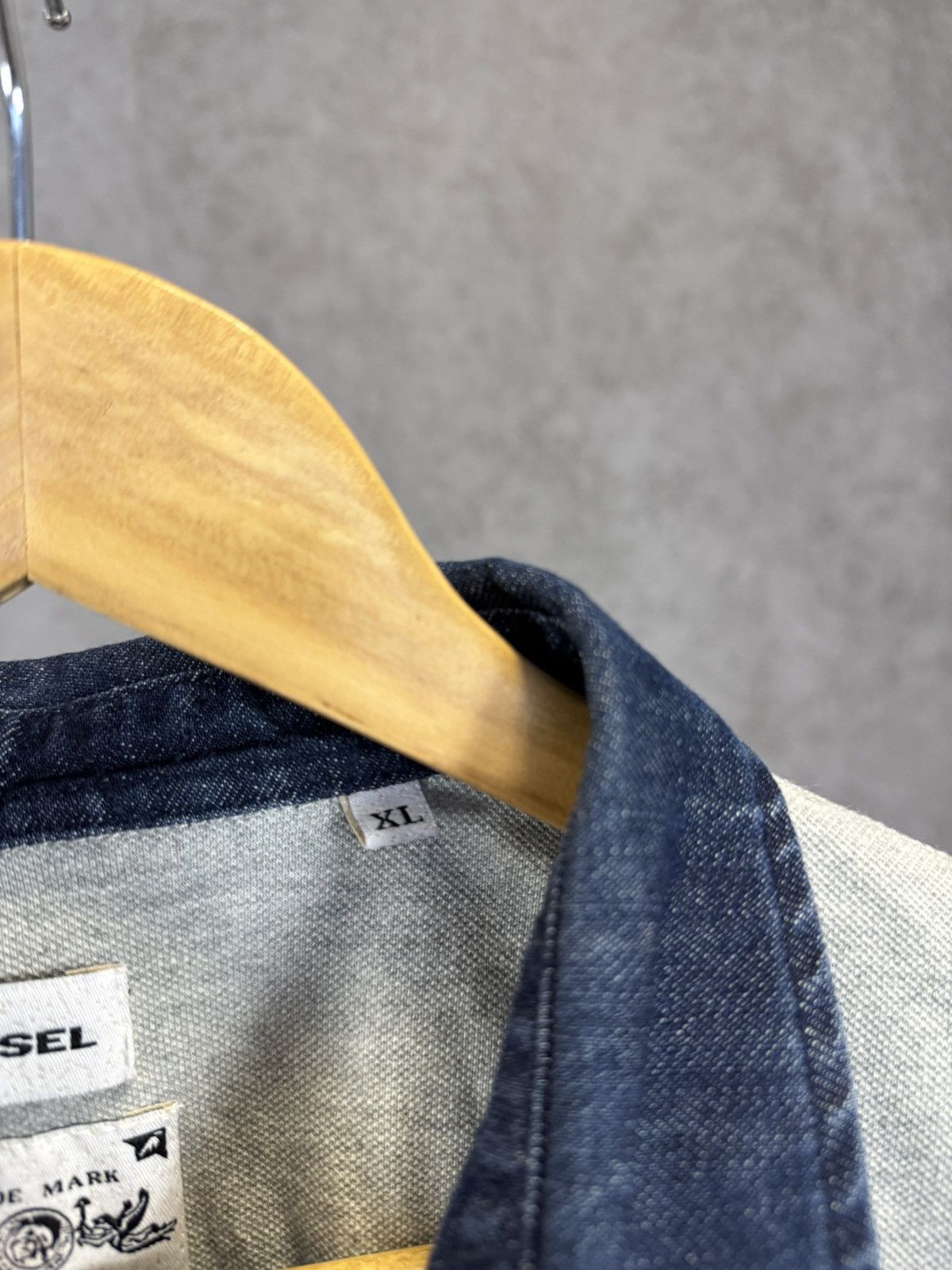 Diesel Diesel vintage designer logo polo tee Size US L / EU 52-54 / 3 - 5 Thumbnail