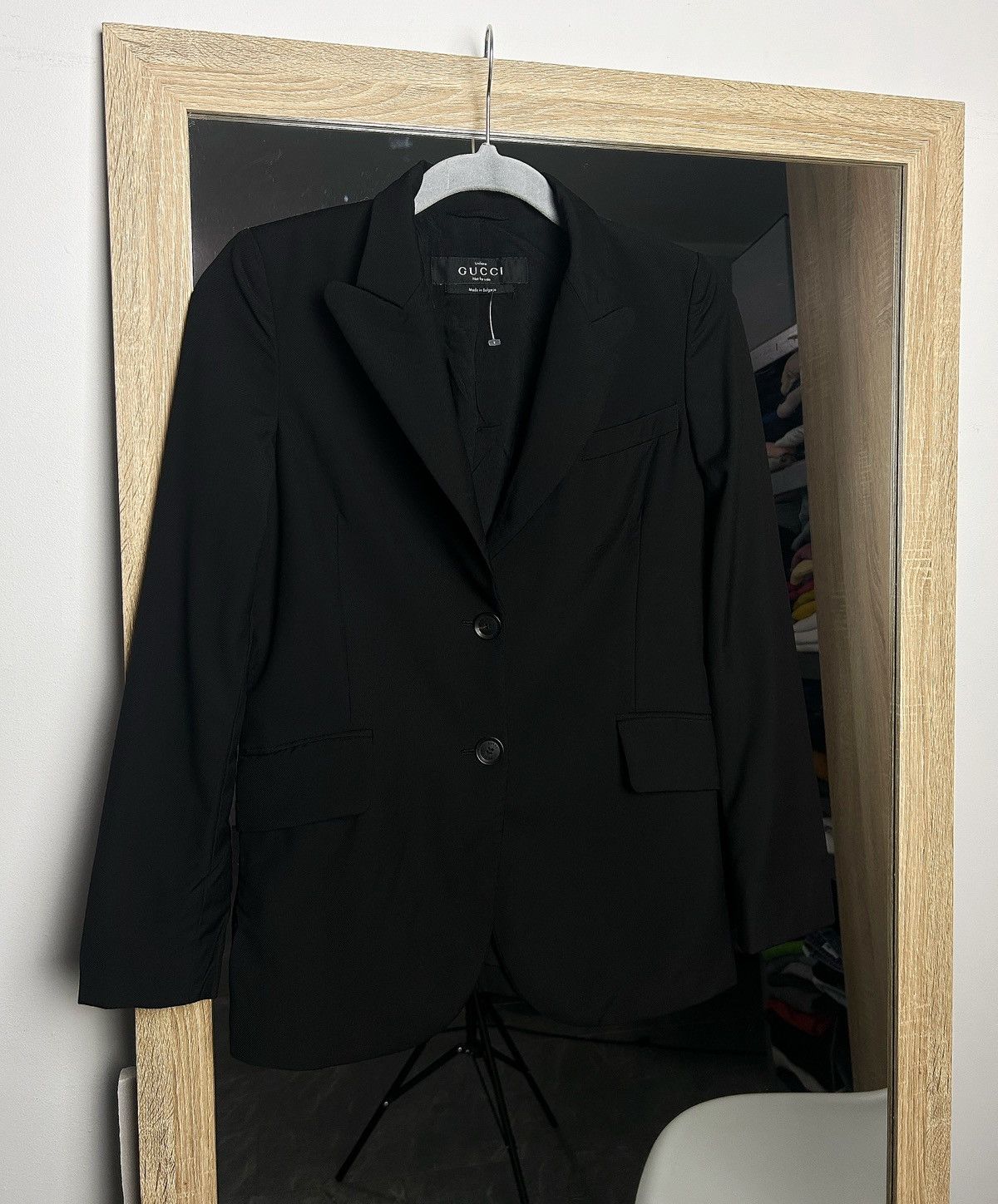 Gucci Blazers Gucci uniform vintage jacket small black womens Size XS / US 0-2 / IT 36-38 - 8 Thumbnail