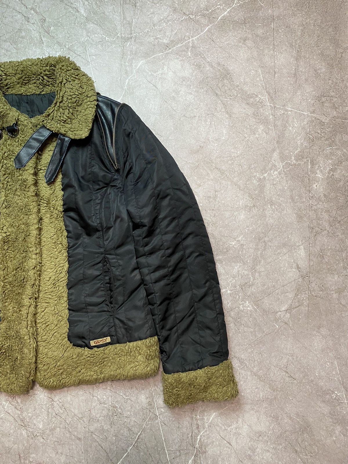 Vintage Vintage Avant-garde alternative faux-fur bomber jacket Size L / US 10 / IT 46 - 7 Thumbnail