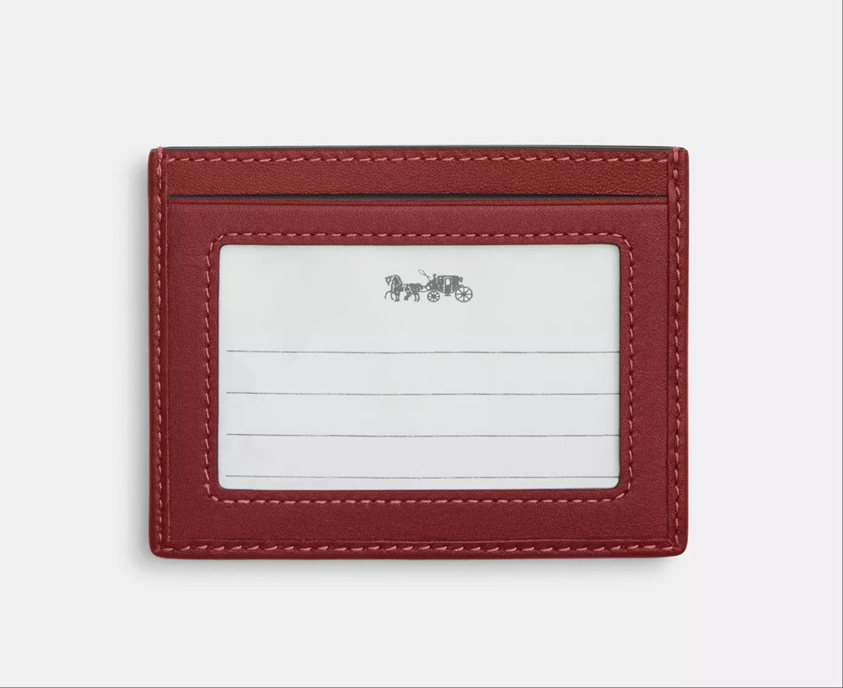 Coach Slim Id Card Case In Signature Denim CAJ47 Size ONE SIZE - 5 Thumbnail