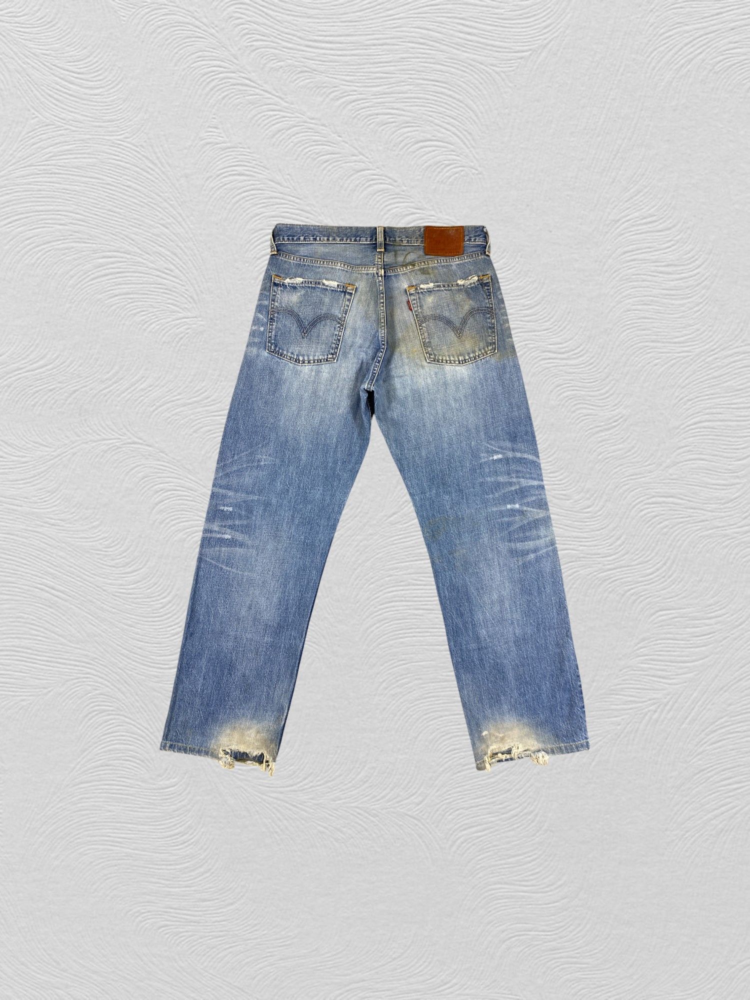 Levi's Distressed Blue Vintage Levi's 503 33x29.5 Denim -SJ160 Size US 33 - 2 Thumbnail