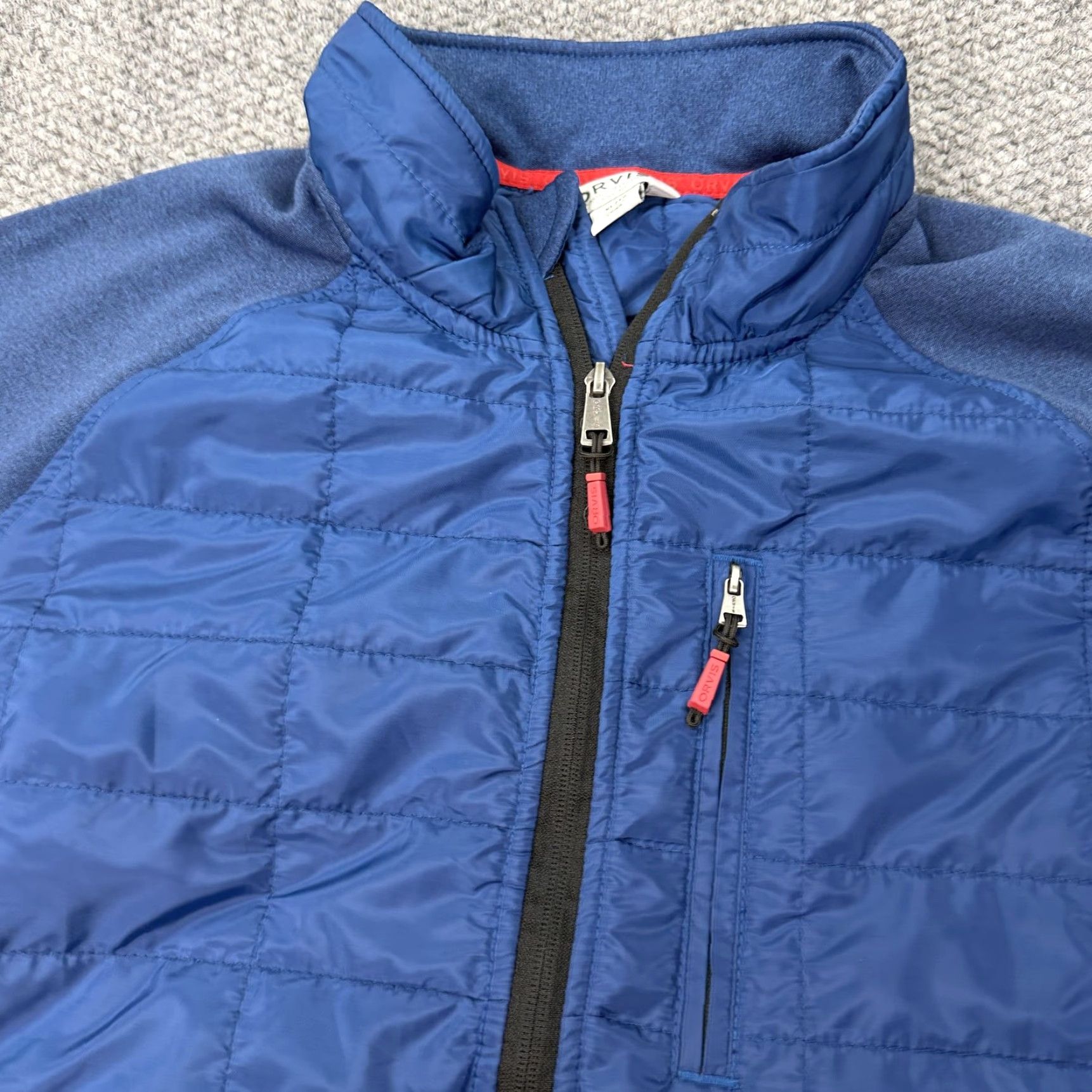 Orvis Orvis Jacket Mens XL Blue Quilted Lined Full Zip Outdoor Casual Size US XL / EU 56 / 4 - 2 Thumbnail