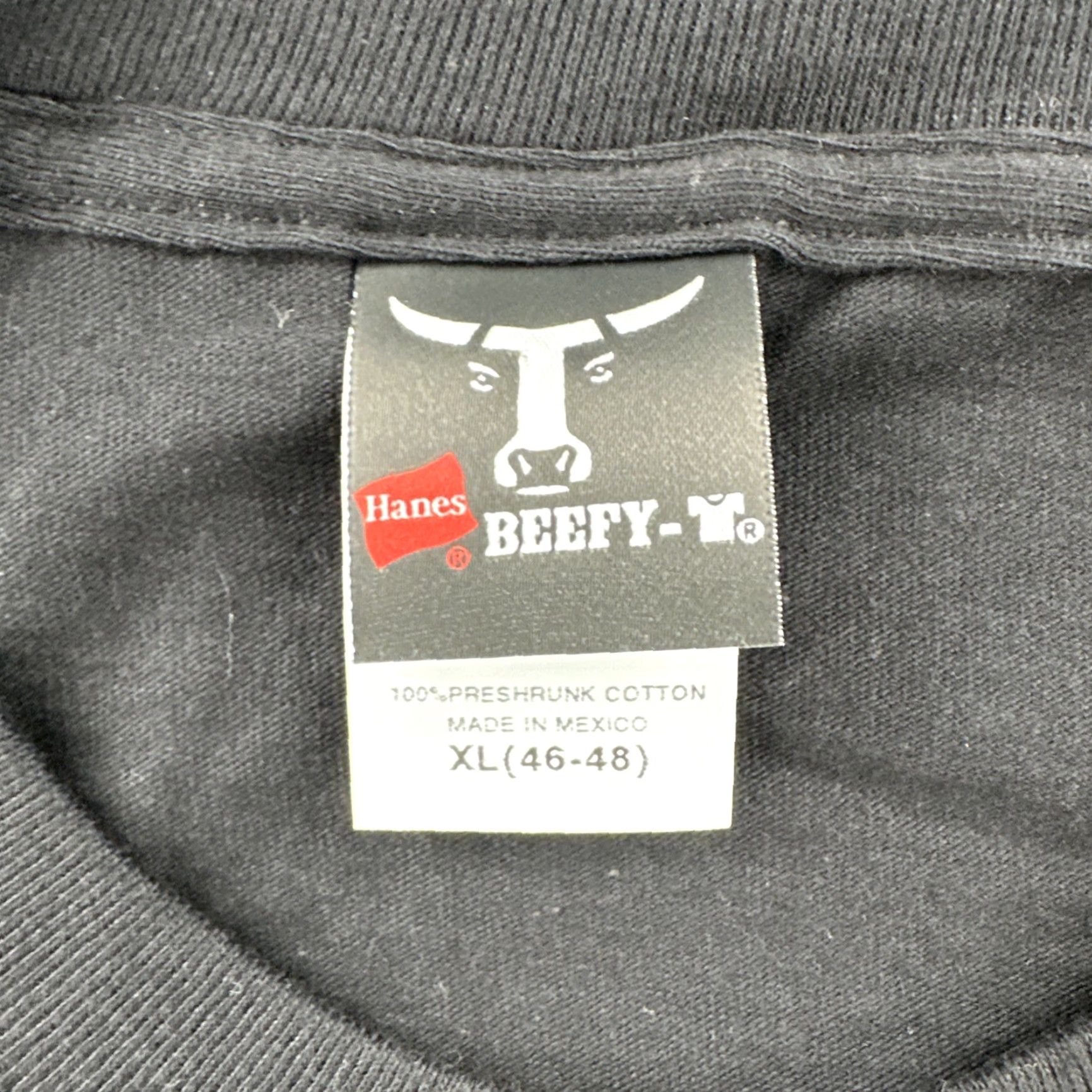 Hanes VINTAGE Hanes Beefy-T Mens XL Black T Shirt Los Pedos Del Diablo Devil Farts Tee Size US XL / EU 56 / 4 - 7 Thumbnail