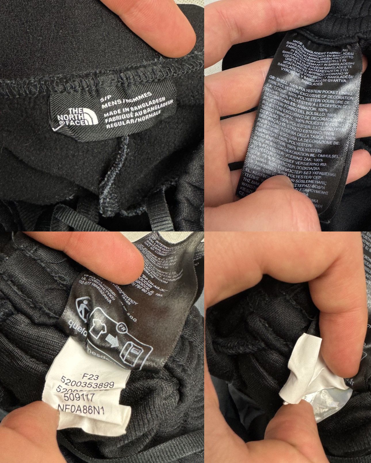 The North Face The North Face Mittellegi Mens Black Gray Jogger Pants Small Size US 30 / EU 46 - 2 Thumbnail