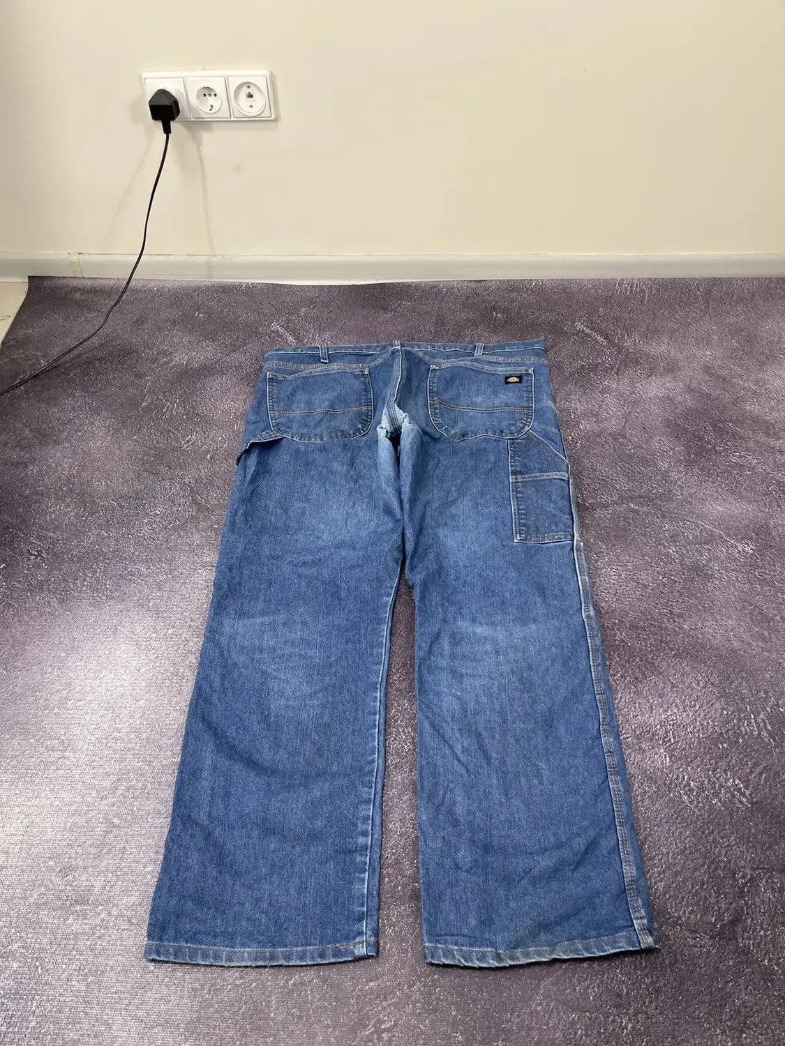 Dickies × Vintage Vintage Dickies USA Faded Blue Denim Hype Baggy Jeans Size US 38 / EU 54 - 3 Thumbnail