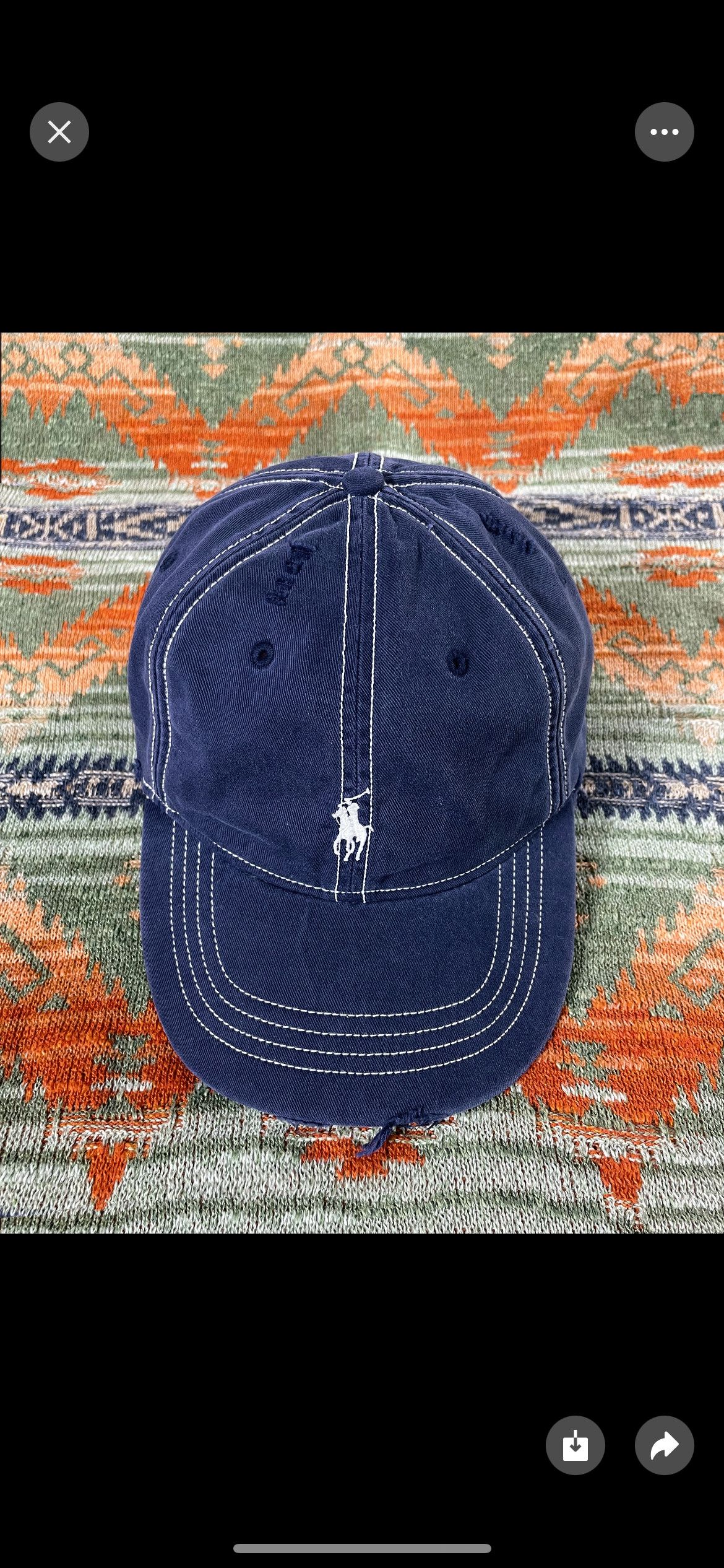 Polo Ralph Lauren Polo Ralph Lauren Pony Thick Baseball Cap Hat Size ONE SIZE - 1 Thumbnail