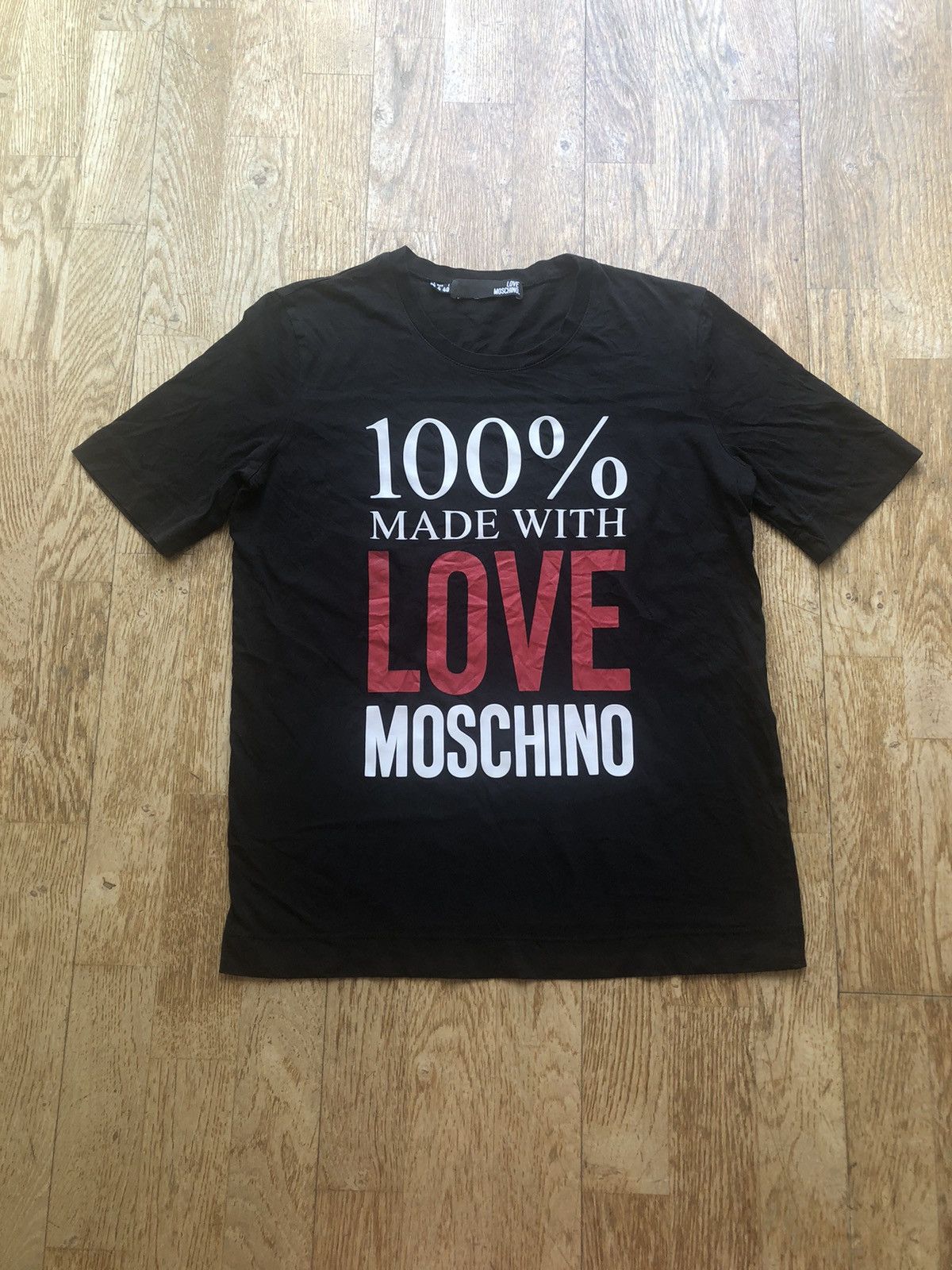 Moschino LOVE MOSCHINO VINTAGE DESIGNER TEE SHIRT Size US S / EU 44-46 / 1 - 1 Thumbnail