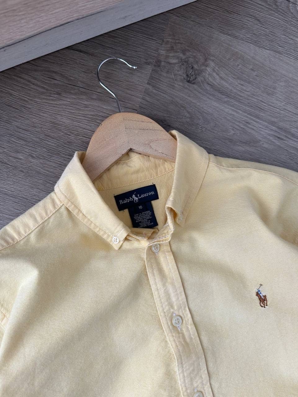 Polo Ralph Lauren × Vintage Vintage Polo Ralph Lauren Yellow Shirt Size M / US 6-8 / IT 42-44 - 9 Thumbnail