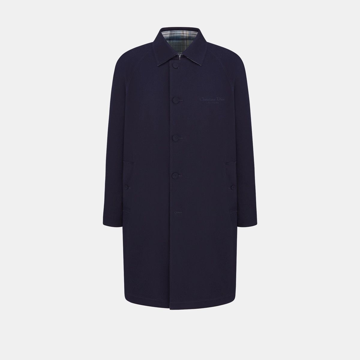Dior o1bcso1str0326 Couture Embroidered Coat in Blue Size US L / EU 52-54 / 3 - 1 Thumbnail