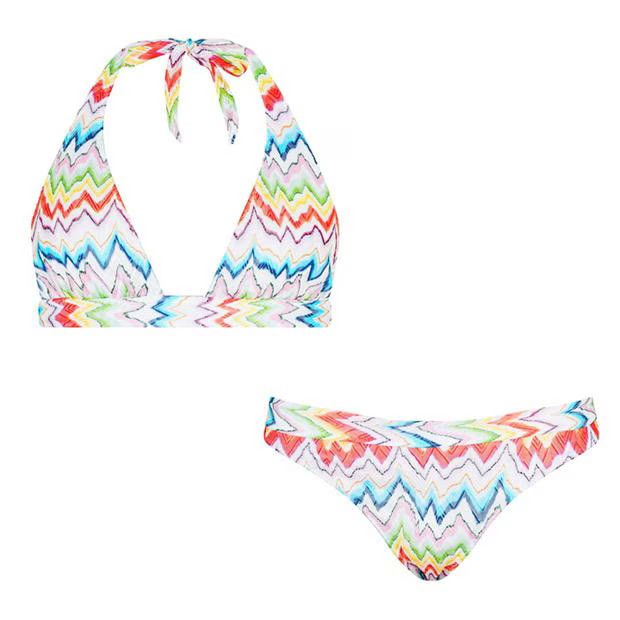 Missoni o1g2r1mq1124 Size: 40 / Zigzag Halter Bikini Set Multicolor Size ONE SIZE - 2 Thumbnail