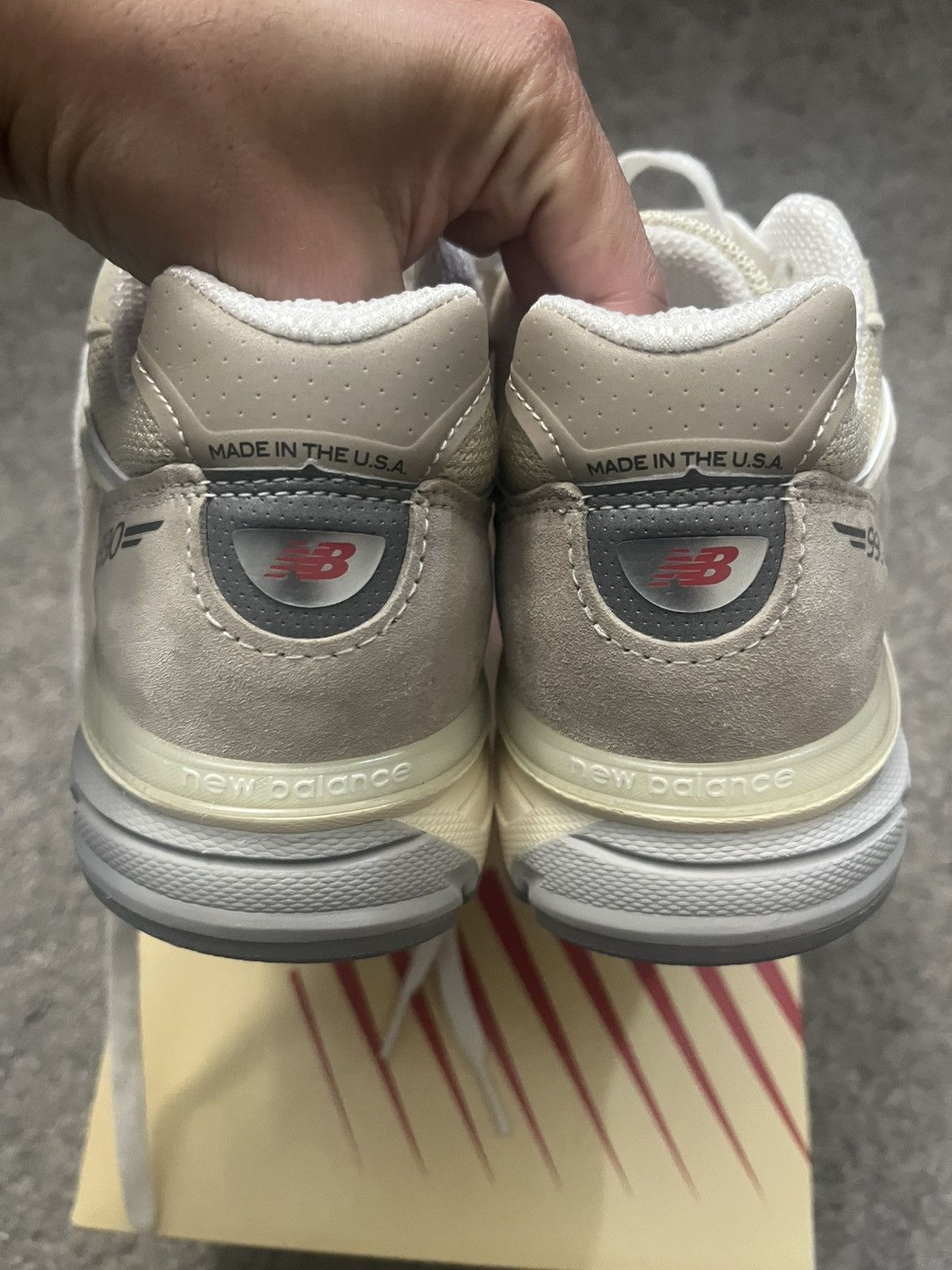 New Balance New Balance 990v4 Made in USA Teddy Santis Limestone U990TE4 Size US 7 / EU 40 - 4 Thumbnail