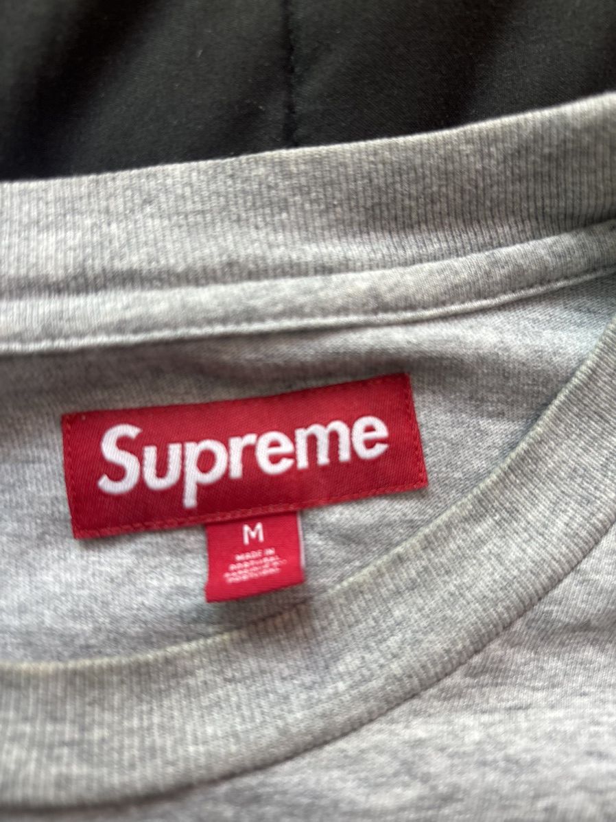 Supreme Supreme Box Logo Long Sleeve Grey Size US M / EU 48-50 / 2 - 3 Thumbnail