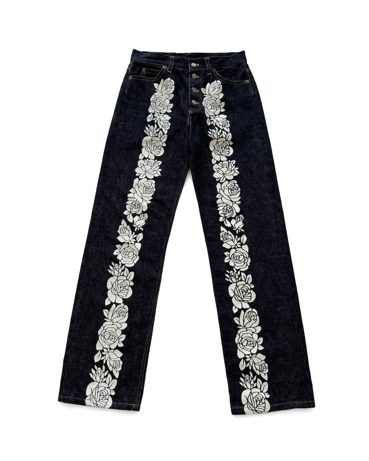 Hysteric Glamour OZONE COMMUNITY HYSTERIC RED SELVEDGE DENIM JEANS Size US 28 / EU 44 - 1 Thumbnail
