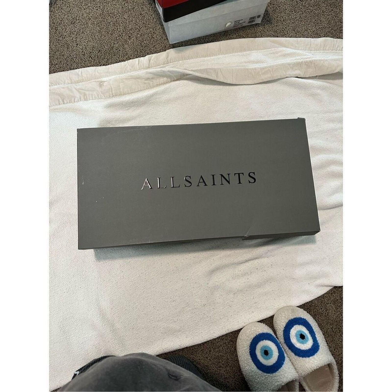 Allsaints AllSaints Cohen Knee-High Boots in Croc Emboss | Sz 39 Size US 8.5 / IT 38.5 - 4 Thumbnail