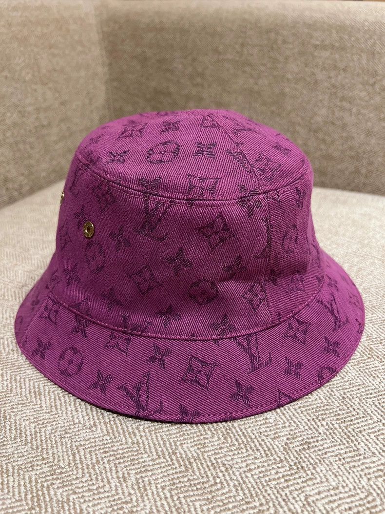 Louis Vuitton Louis Vuitton Denim Fisherman Hat M Size-dmc Size ONE SIZE - 1 Thumbnail