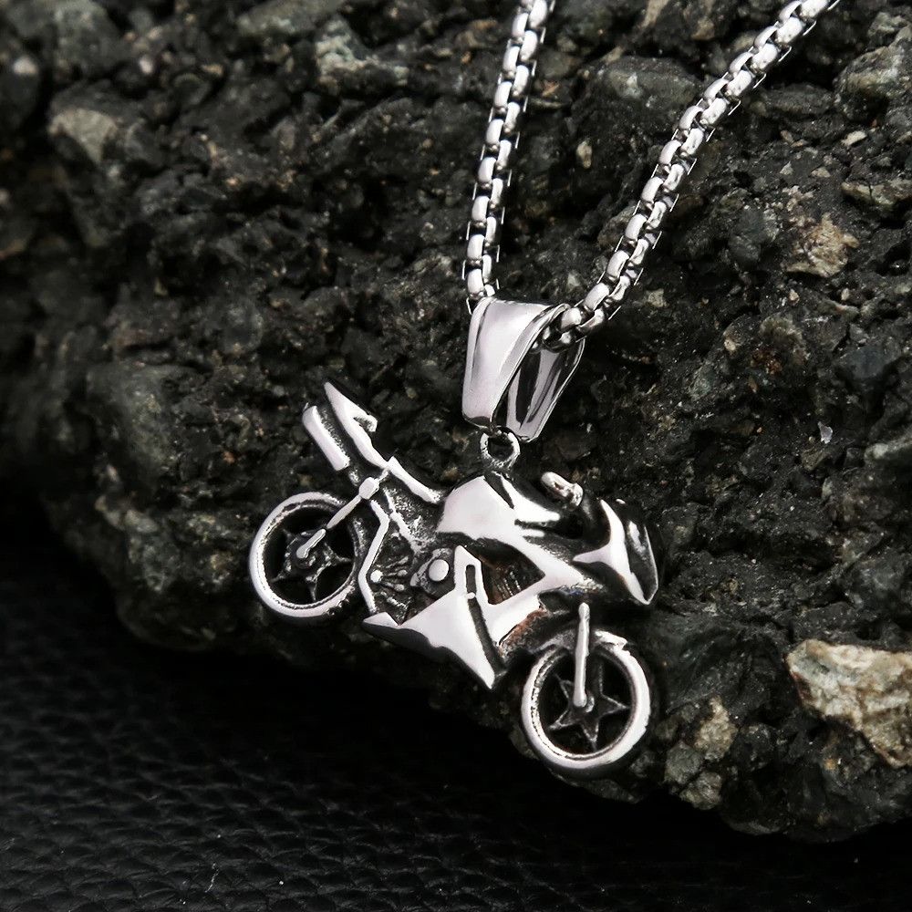 Other Vintage Motorcycle Necklace Size ONE SIZE - 4 Thumbnail