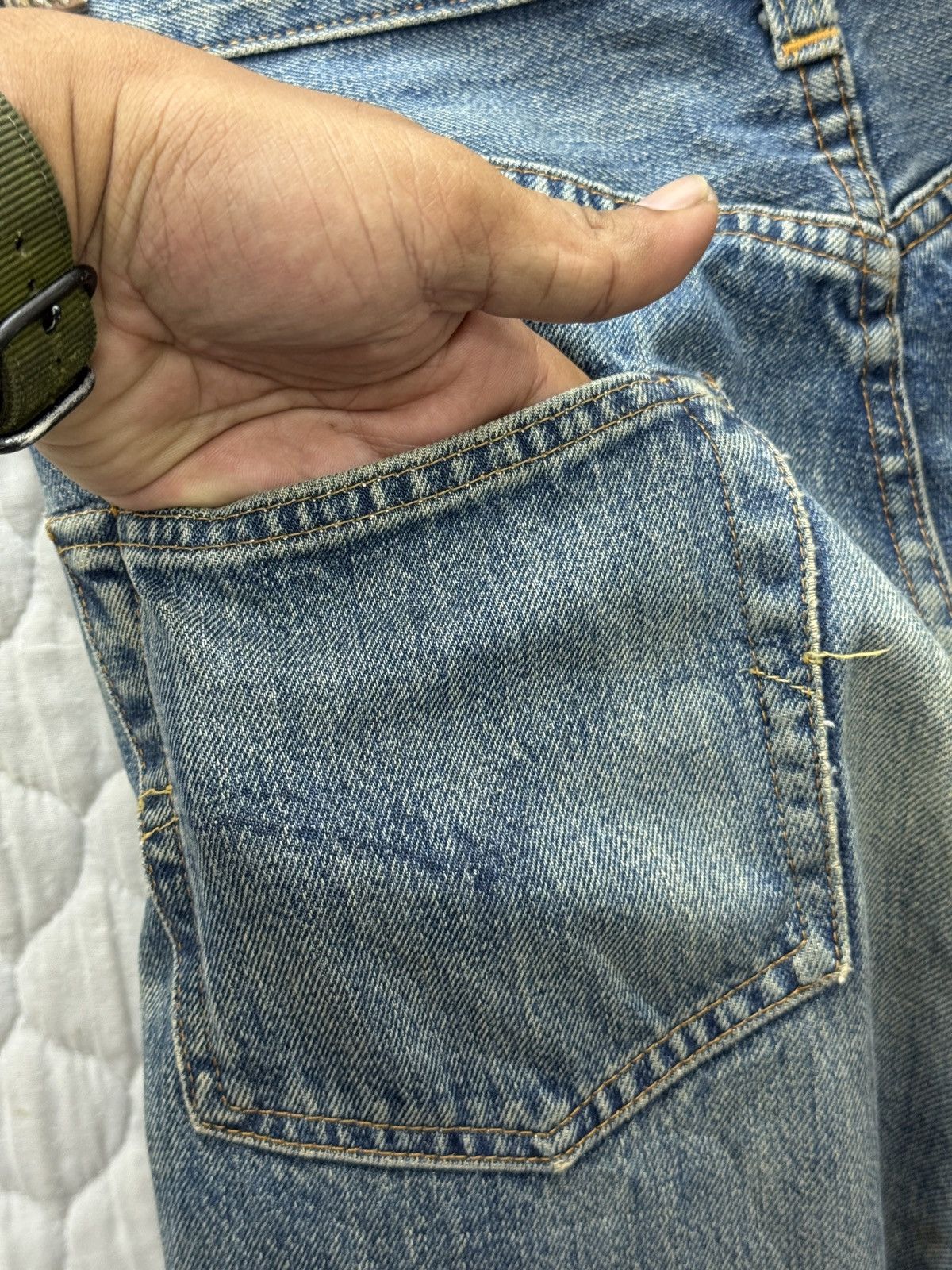 Levi's 🔥ARCHIVE VINTAGE LEVIS 501XX BIG E DISTRESSED SELVEDGE DENIM Size US 29 - 11 Thumbnail