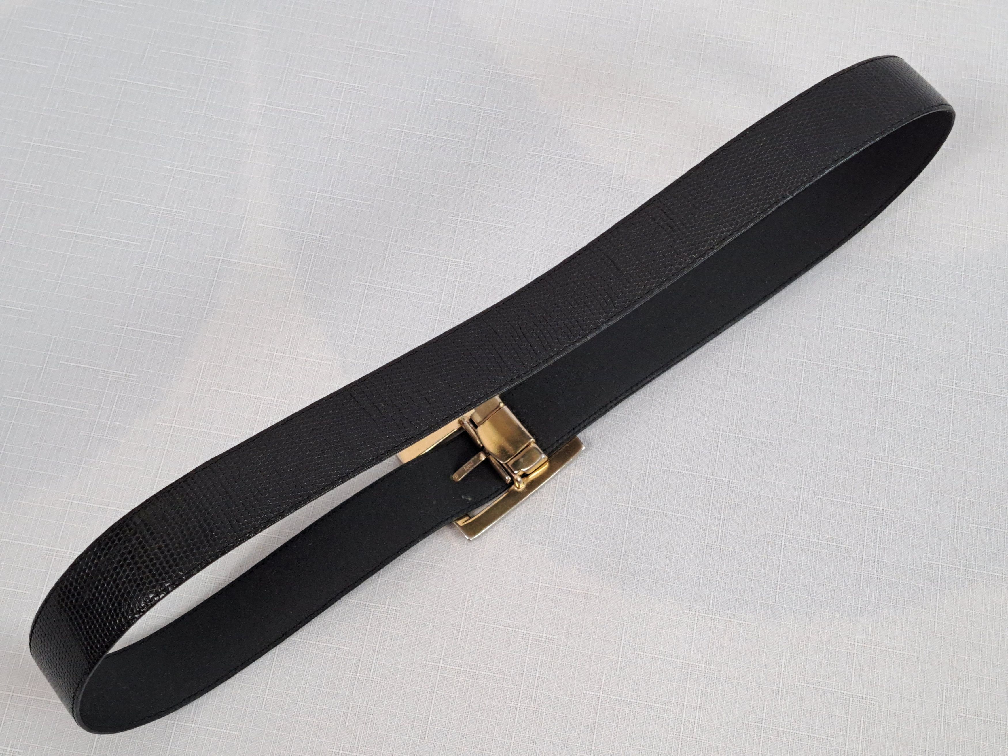 Nina Ricci Vintage Nina Ricci black belt. Made in France Size ONE SIZE - 5 Thumbnail