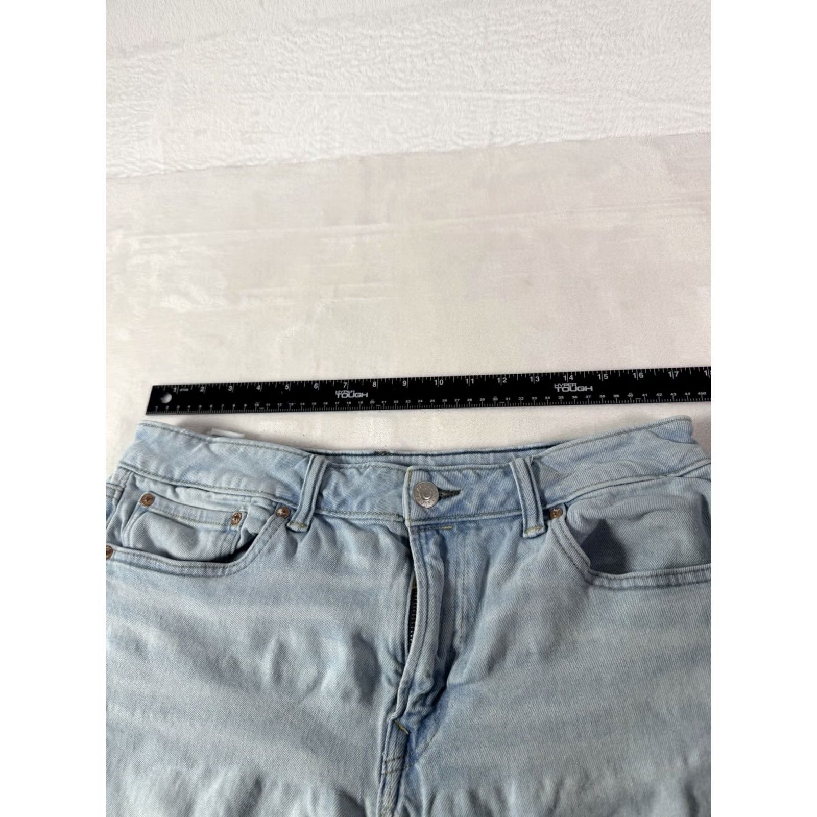 American Eagle Outfitters American Eagle Outfitters Denim Shorts Bermuda Men Light Wash Distressed 32 Blue Denim 5-Pocket Size US 32 / EU 48 - 5 Thumbnail