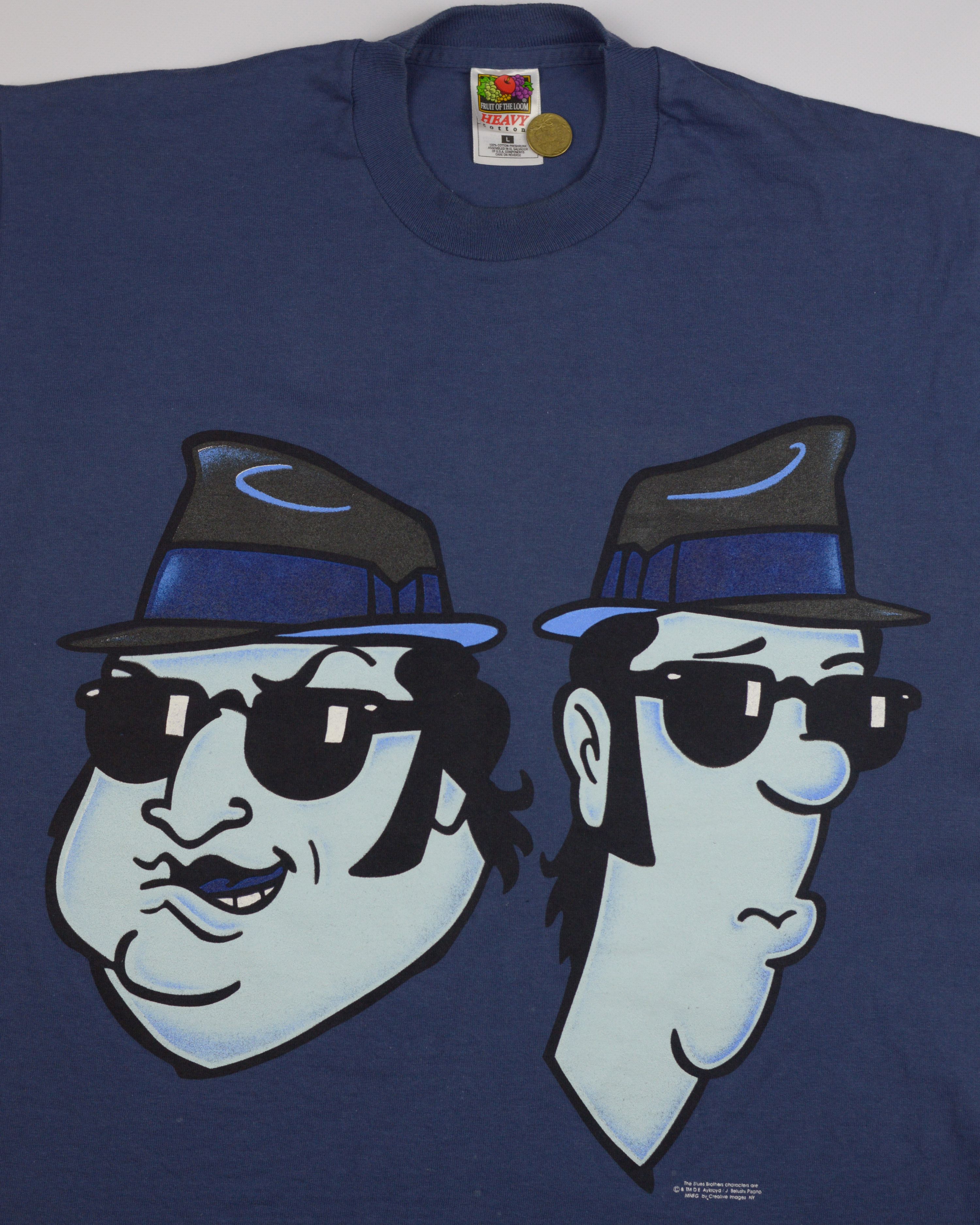 Vintage Vintage Blues Brothers 90s t shirt Size US L / EU 52-54 / 3 - 3 Thumbnail