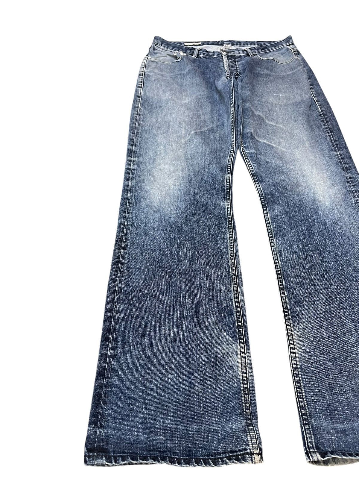 Japanese Brand Vintage RealMadHectic Faded Regular Cut Denim Size US 34 / EU 50 - 3 Thumbnail