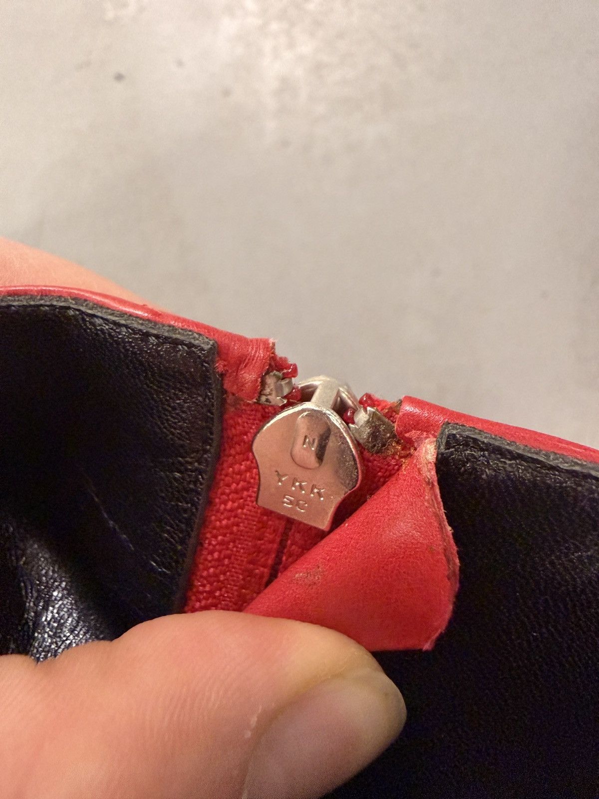 Dior Dior by John Galliano Red Leather Strap Ankle Boots Size US 9.5 / IT 39.5 - 17 Thumbnail