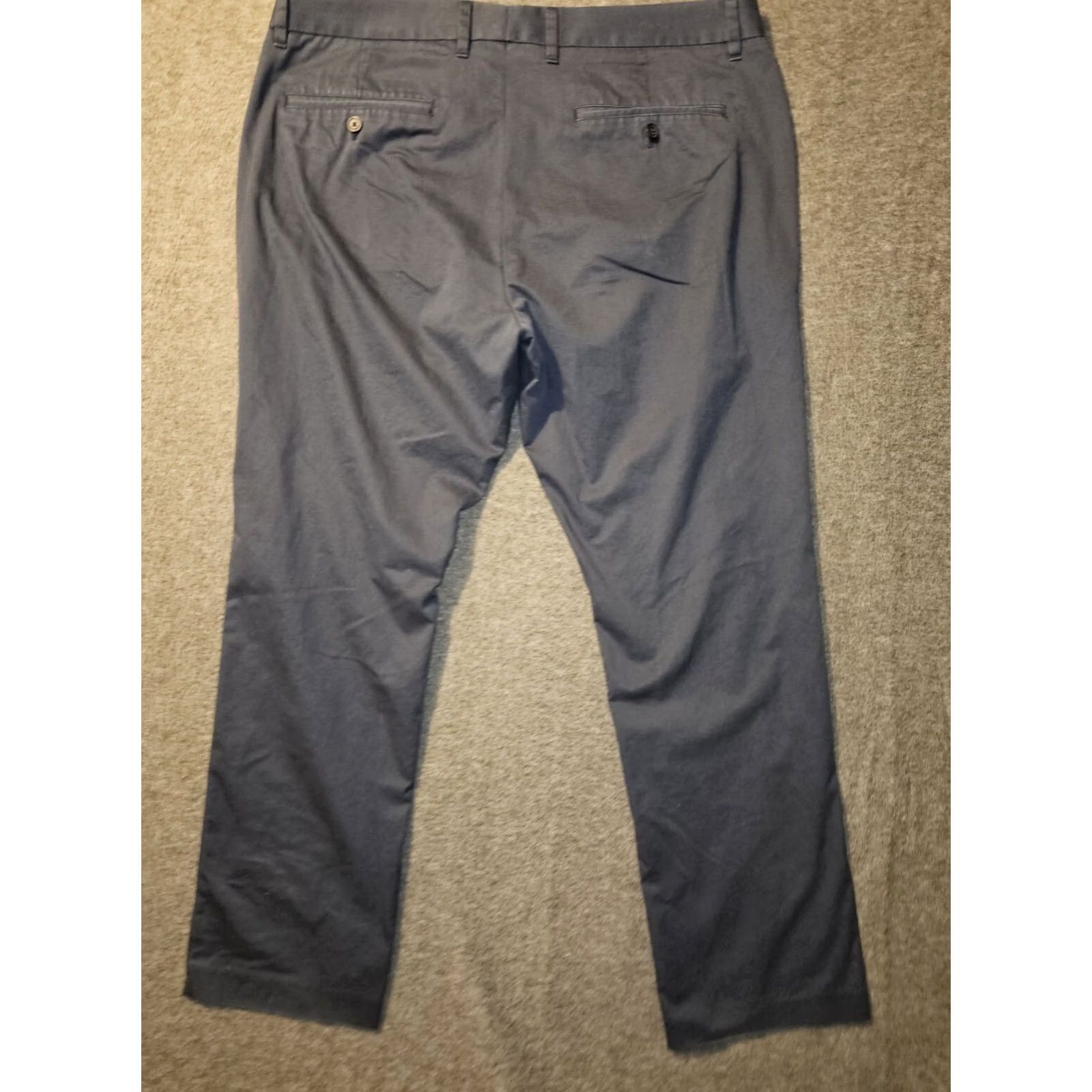 Bonobos Bonobos Monday Pants Men's 36 Slim Navy Blue Straight Leg Casual Workwear Slit/Flat Front Stretch Chino Size US 36 / EU 52 - 7 Thumbnail
