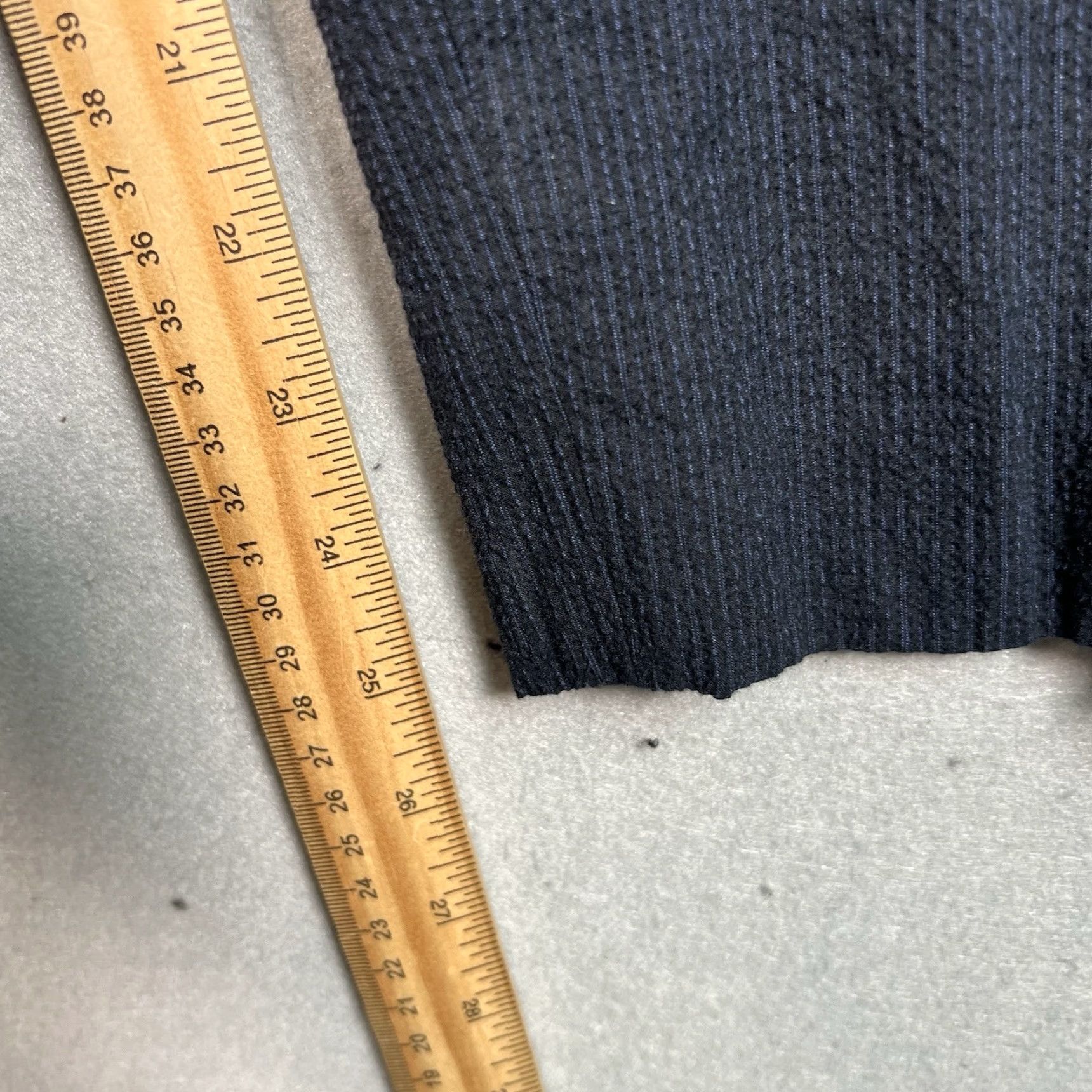 Zara VINTAGE Zara Seersucker Pants Womens Small Blue Slim Leg Relaxed Fit Size 28" / US 6 / IT 42 - 4 Thumbnail