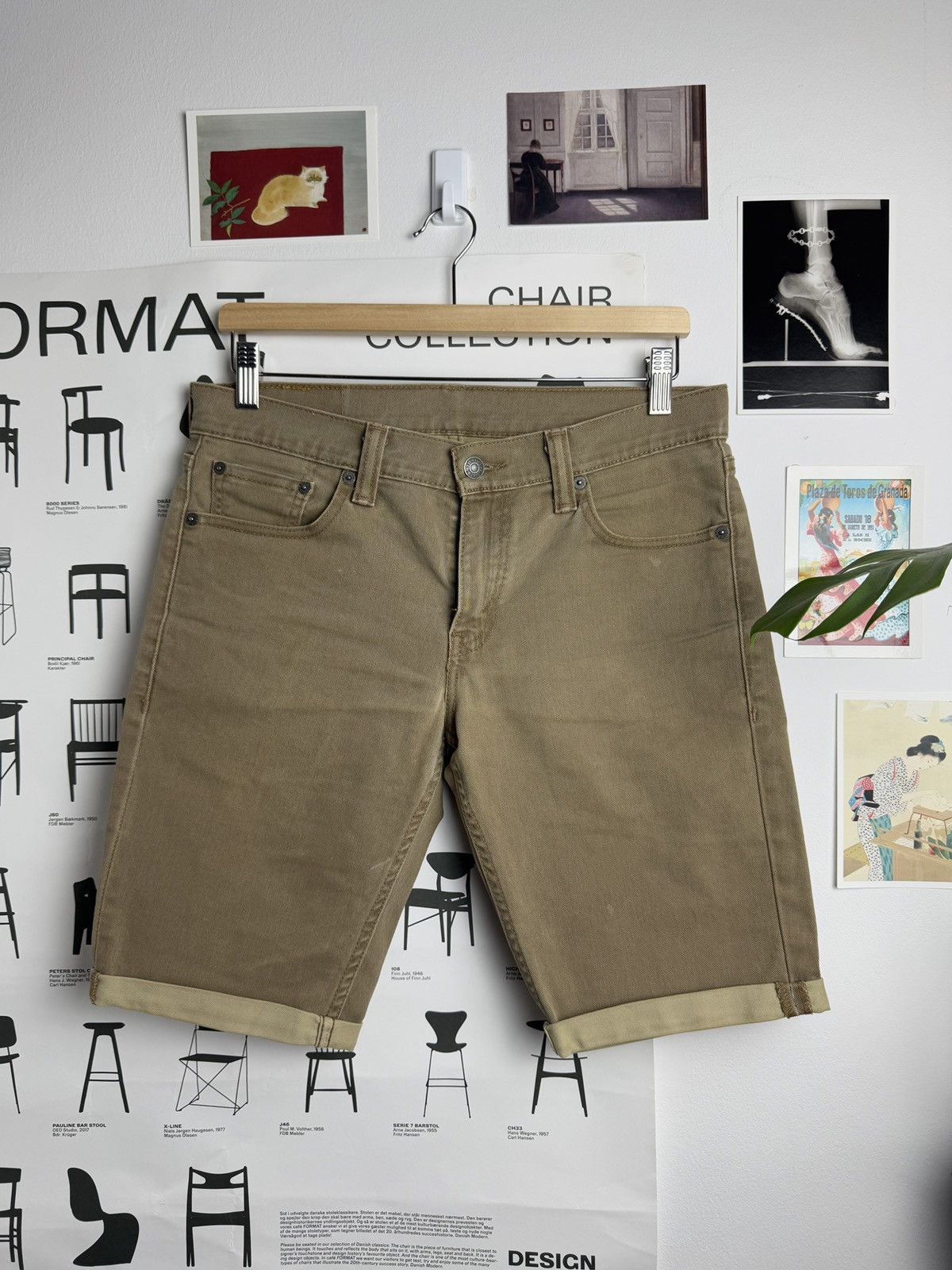 Levi's × Levi's Vintage Clothing Levi’s 511 khaki denim jeans shorts jorts 30 skate baggy y2k Size US 30 / EU 46 - 2 Thumbnail