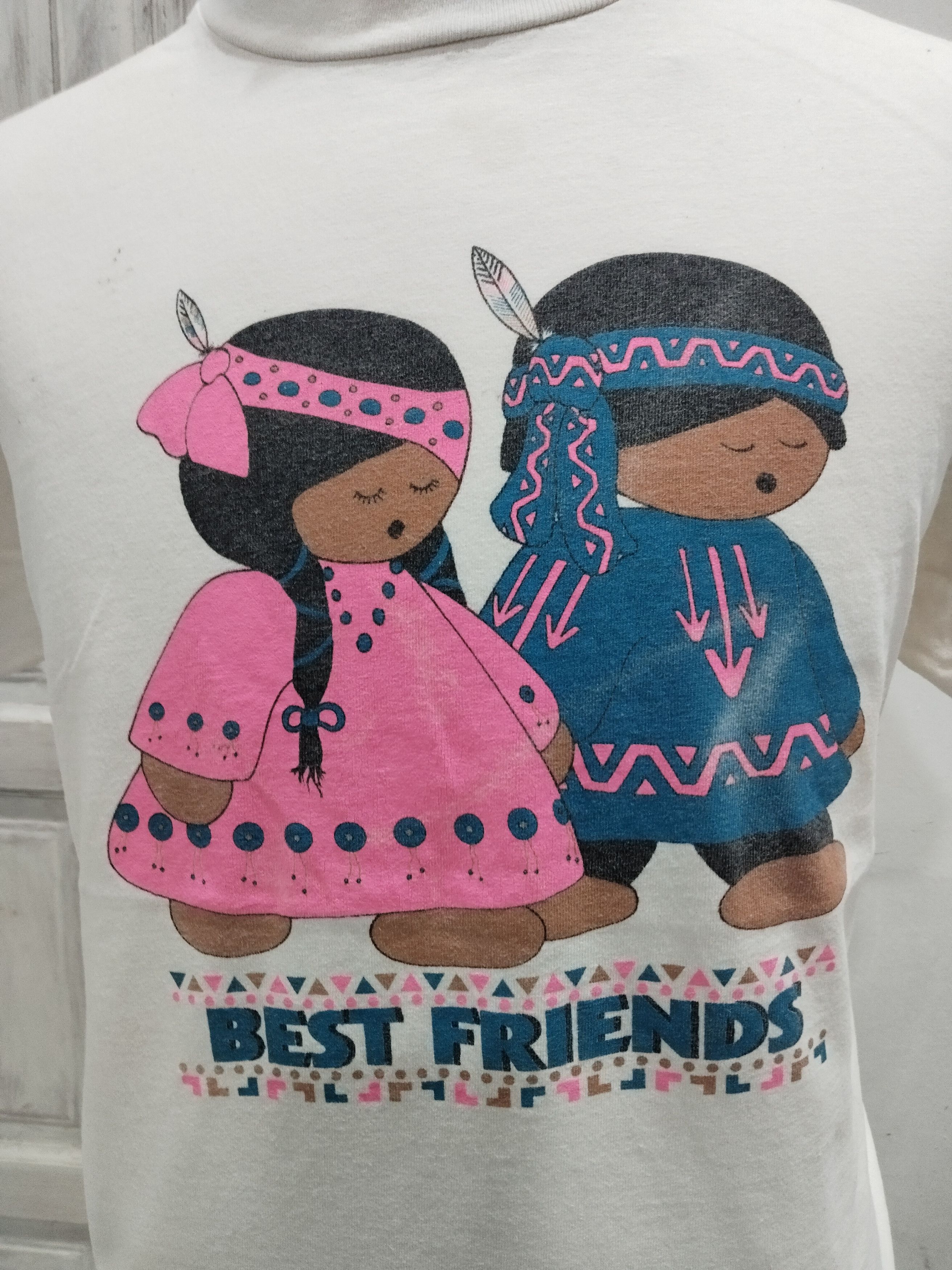Anvil × Vintage Vintage 90s Best Friend Apache Tshirt Size US L / EU 52-54 / 3 - 2 Thumbnail
